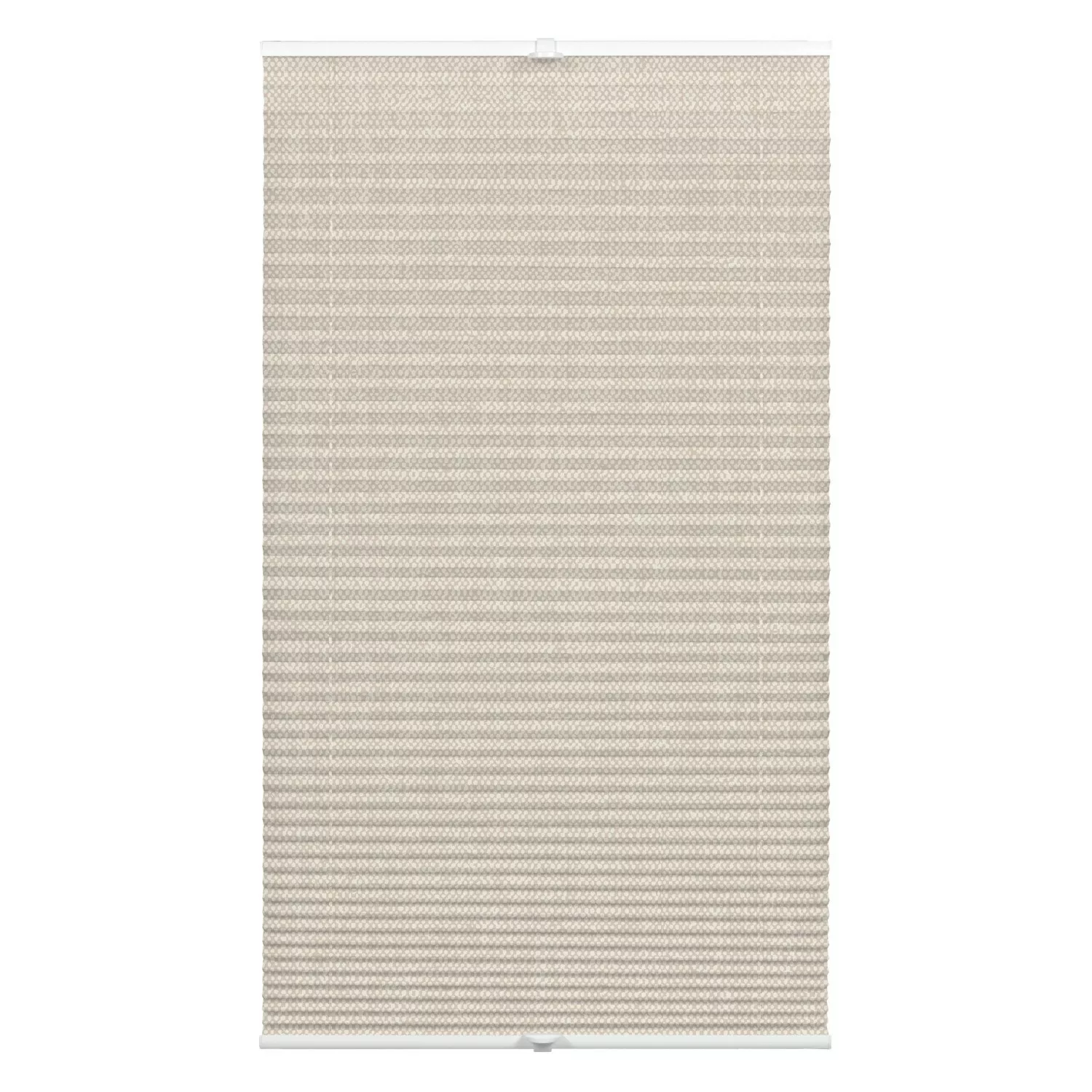 Wohnidee Plissee mit 2 Bedienschienen Beige 60 cm x 130 cm günstig online kaufen