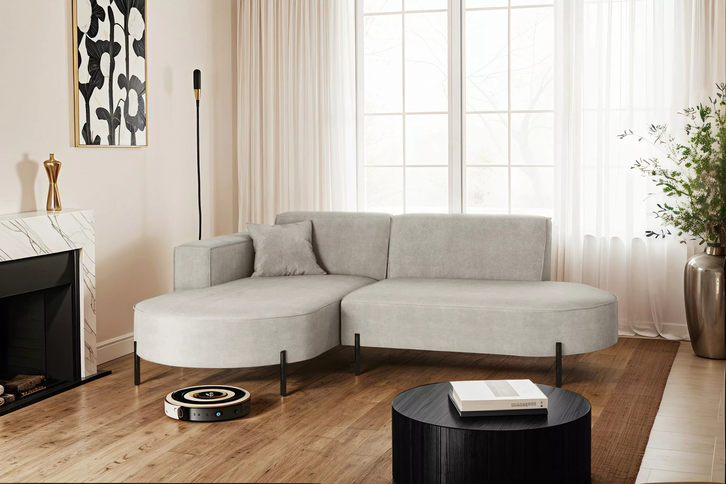 Kaiser Möbel Ecksofa Sofa L-Form Designer günstig online kaufen