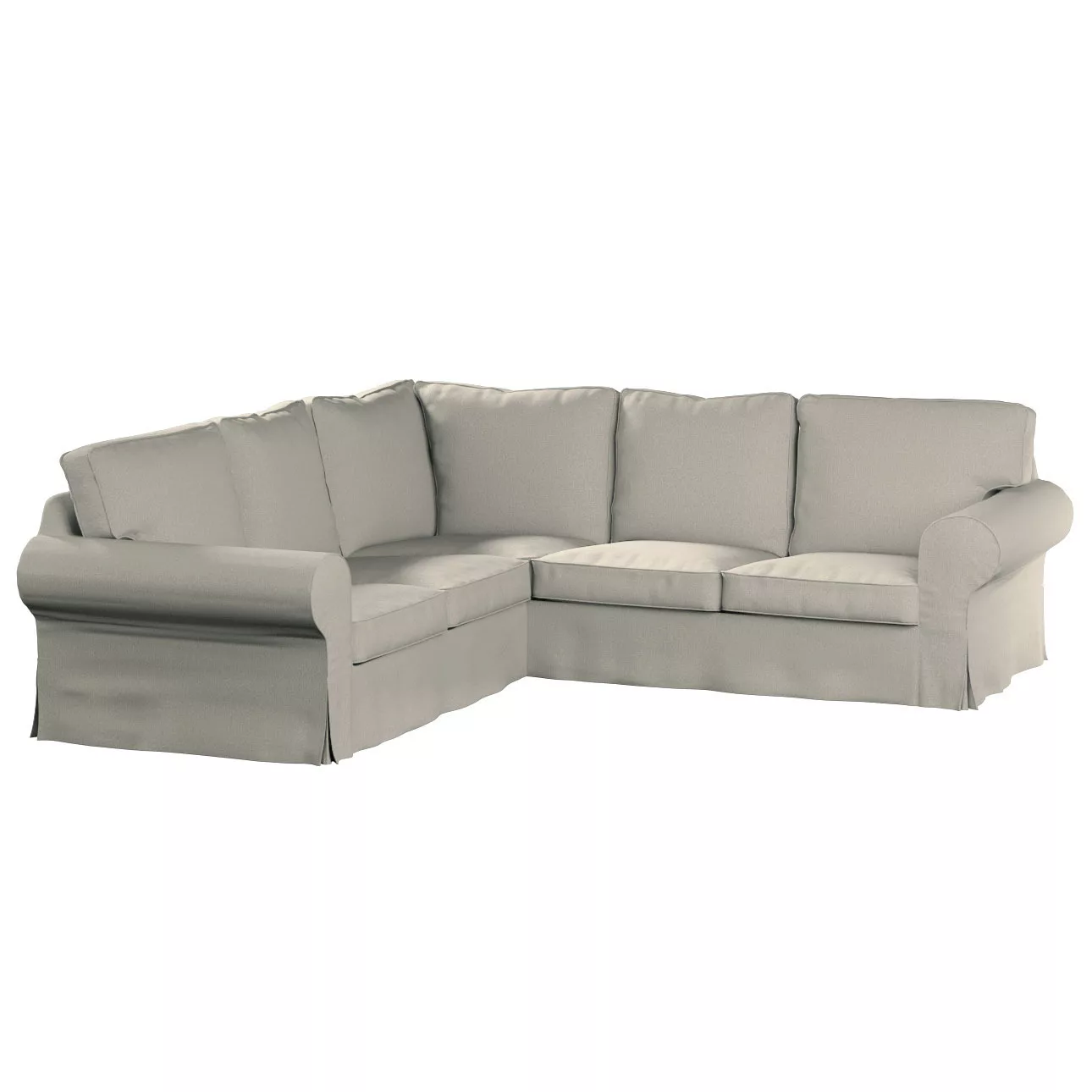 Bezug für Ektorp Ecksofa, beige, Sofahusse für Ektorp Ecksofa, Amsterdam (7 günstig online kaufen