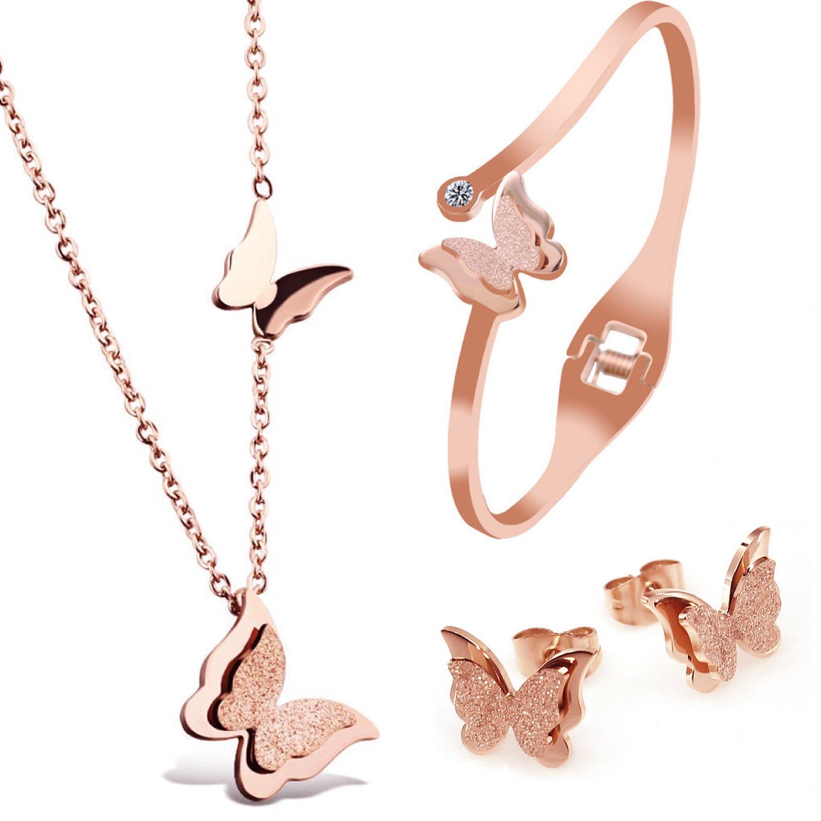 Kim Johanson Schmuckset Schmetterling (Set, 3-tlg), günstig online kaufen