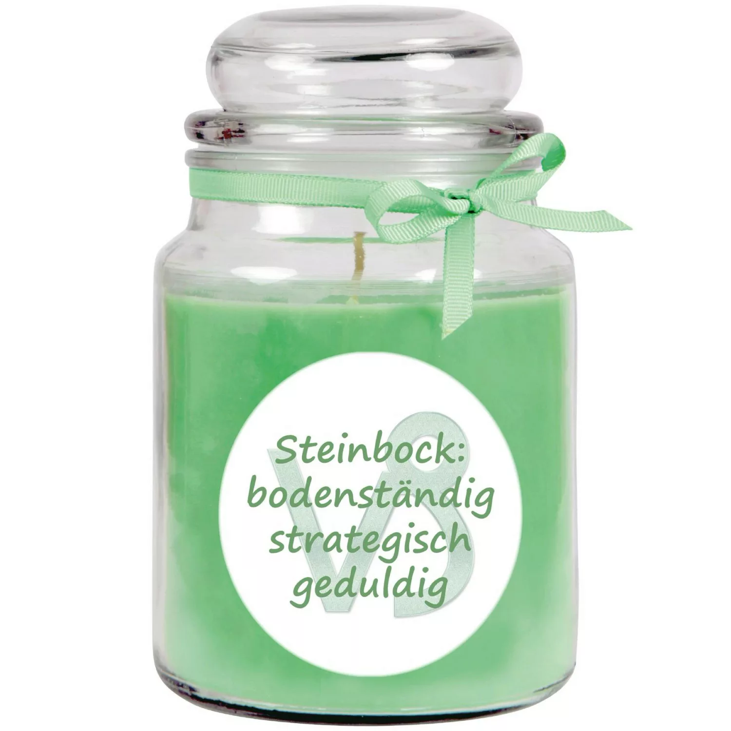 HS Candle Duftkerze & Glas Sternzeichen Coconut Limes 110 Stunden Steinbock günstig online kaufen