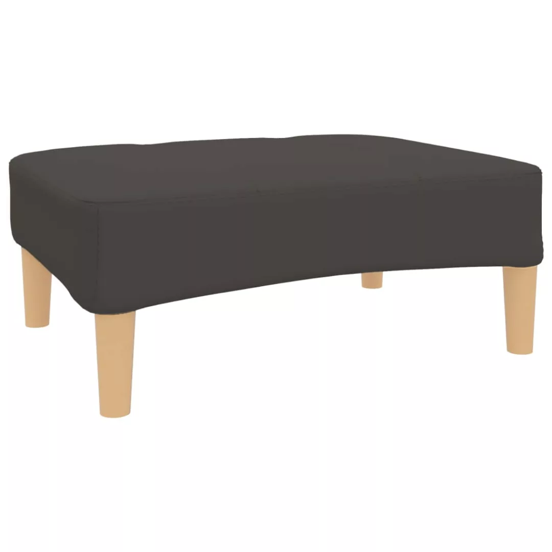 Fußhocker Dunkelgrau 78x56x32 Cm Stoff günstig online kaufen