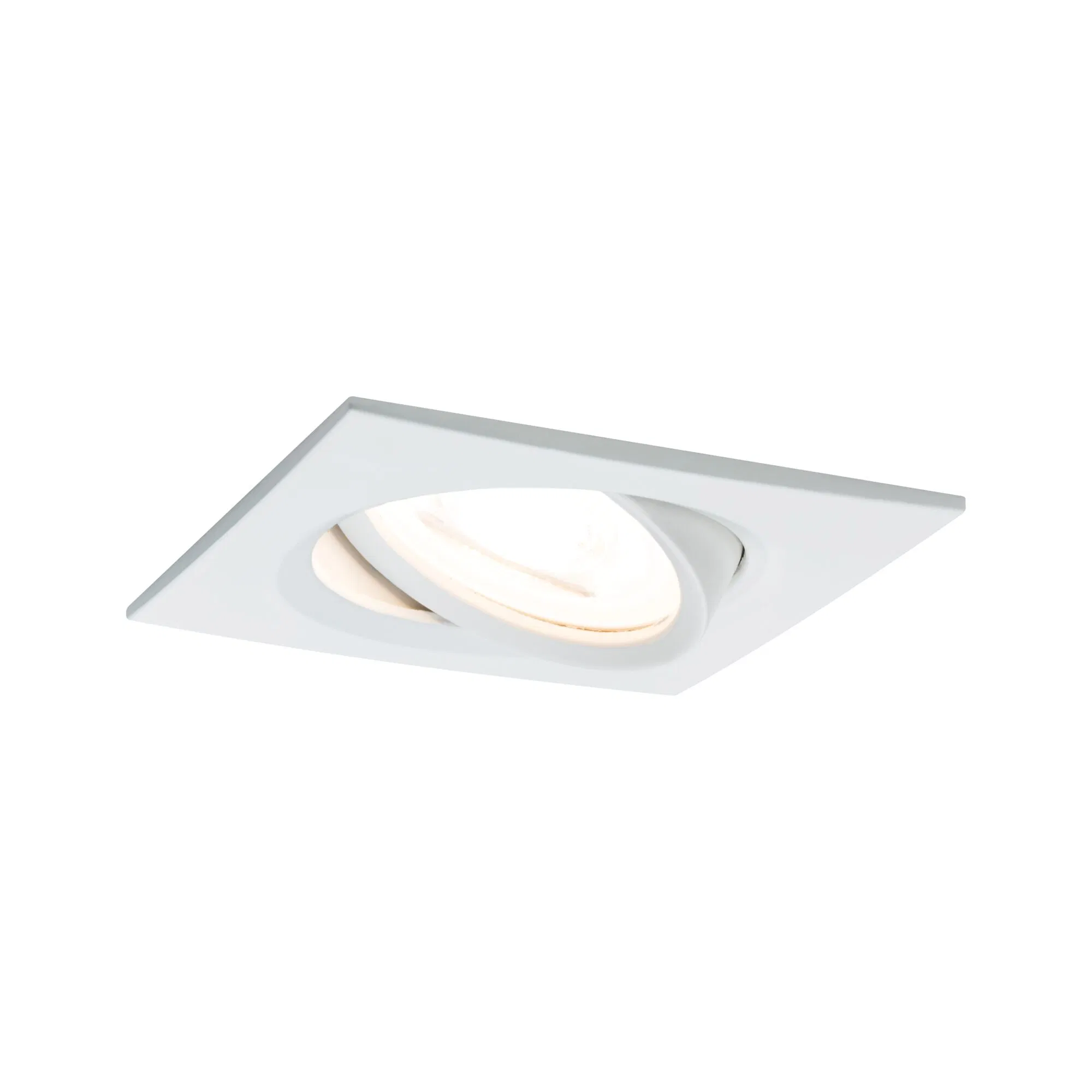 Paulmann "LED Einbauleuchte 3-Step-Dim Nova schwenkbar eckig 84x84mm 50° GU günstig online kaufen