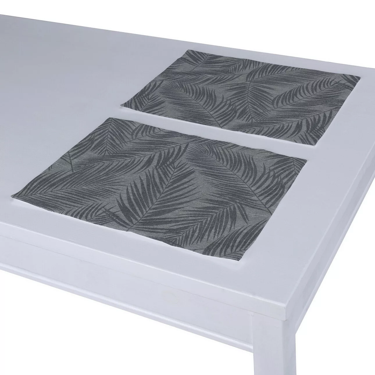 Tischset 2 Stck., graphite-silbern, 30 x 40 cm, Flowers (143-53) günstig online kaufen