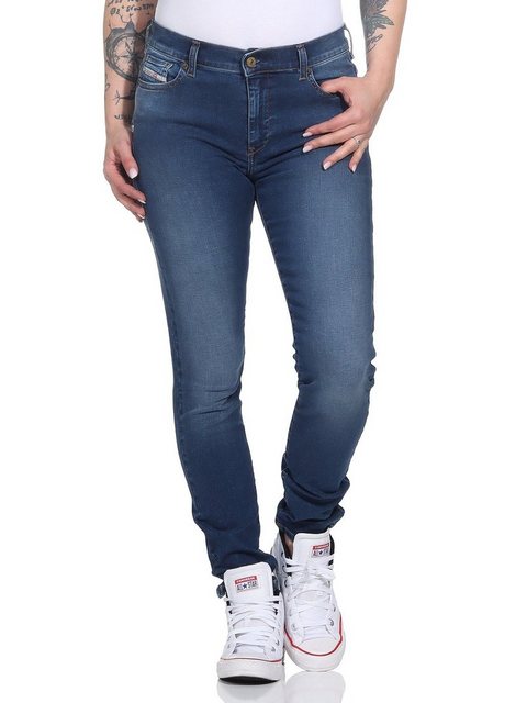 Diesel Röhrenjeans Diesel Damen Jeans D-ROISIN 5-Pocket Style, Regular Wais günstig online kaufen