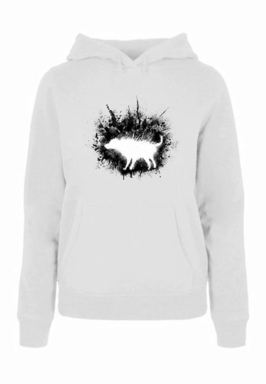 Merchcode Kapuzenpullover Merchcode Damen Ladies Dirty Dog Hoody (1-tlg) günstig online kaufen