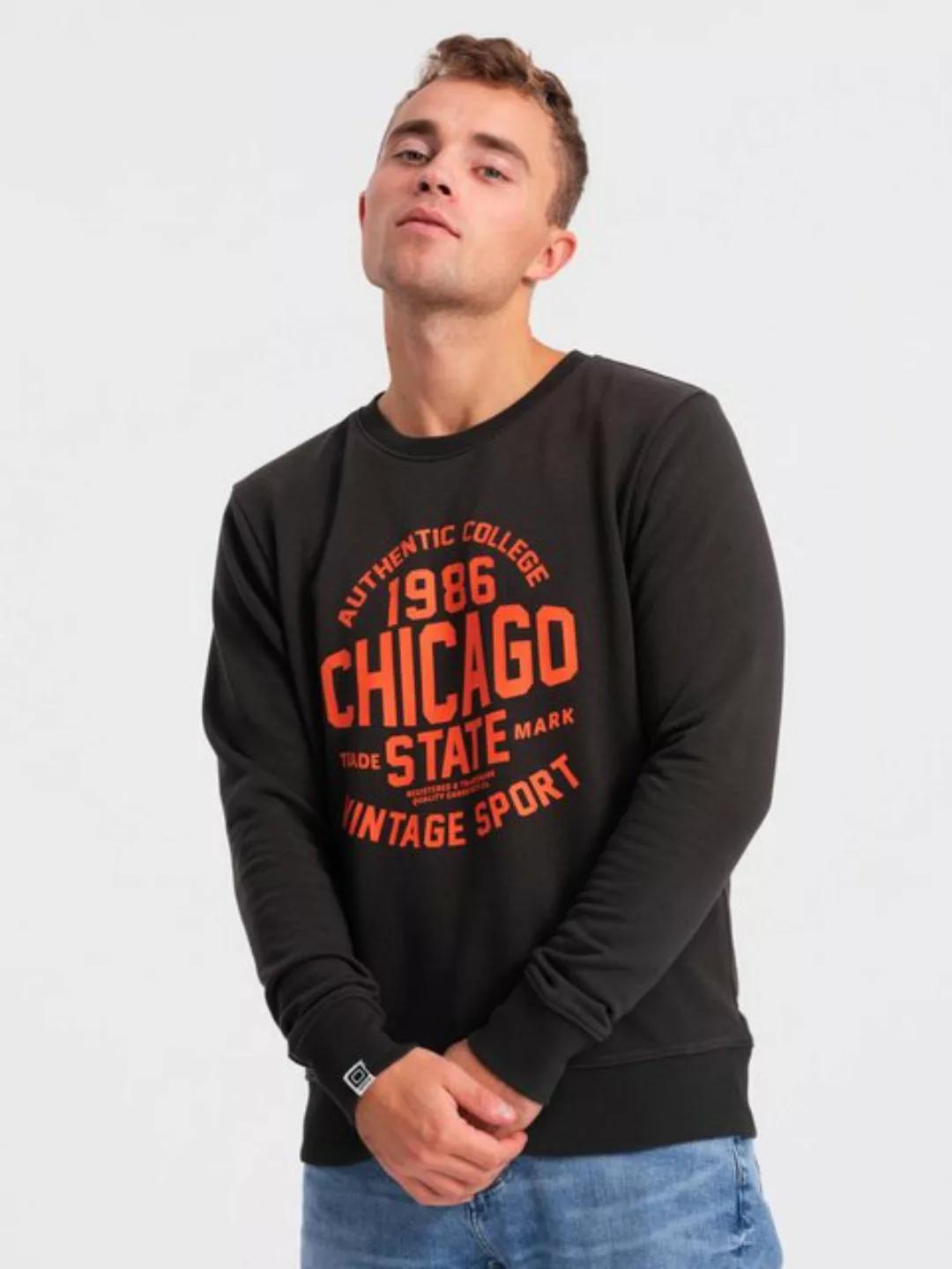 OMBRE Sweatshirt Bedrucktes Sweatshirt für Männer günstig online kaufen