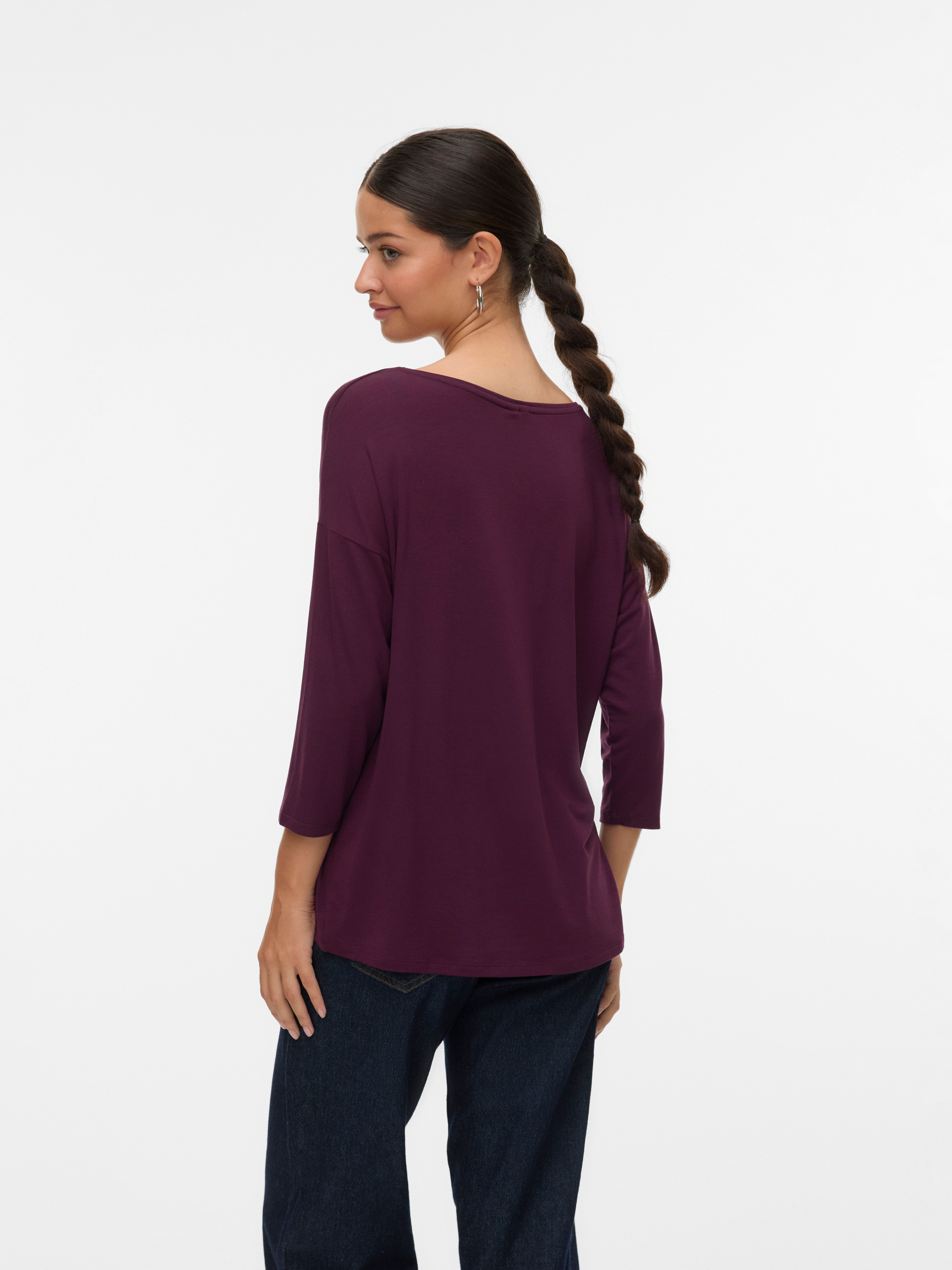 Vero Moda 3/4-Arm-Shirt "VMAVA 3/4 TOP JRS GA NOOS" günstig online kaufen