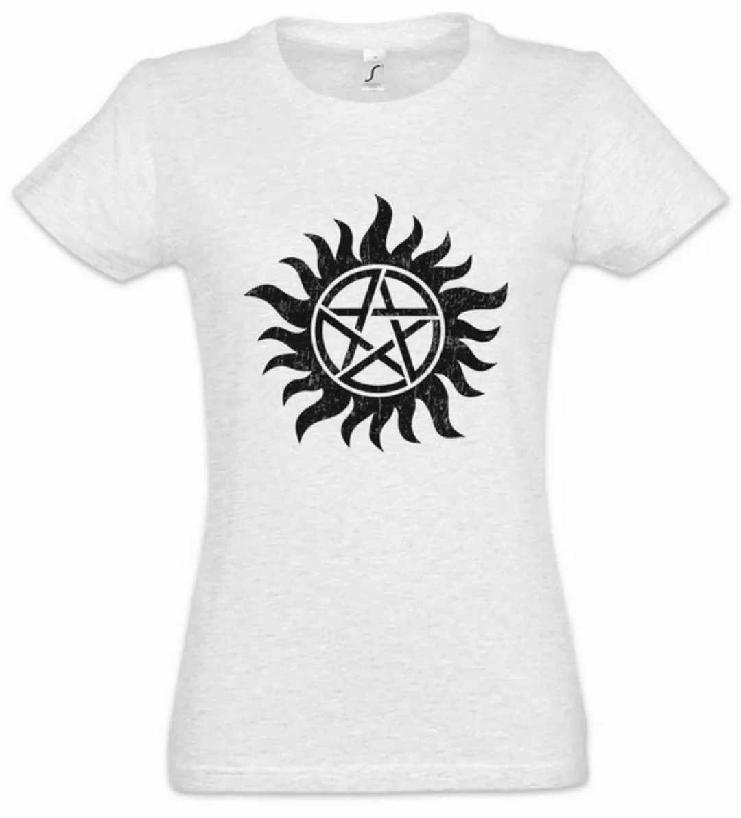 Urban Backwoods Print-Shirt Anti Possession Symbol Damen T-Shirt Fun Logo P günstig online kaufen