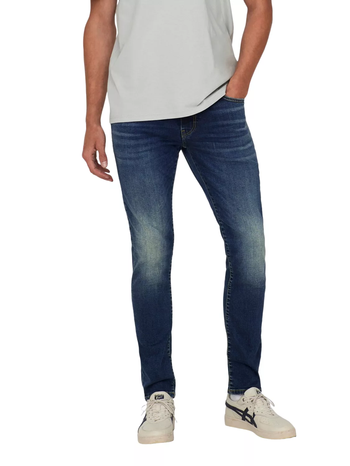 Only & Sons Herren Jeans ONSLOOM SLIM 6921 - Slim Fit - Blau - Blue Black D günstig online kaufen