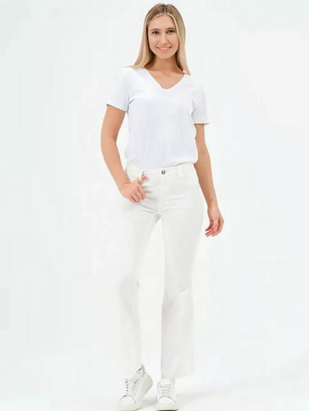 Glücksstern 5-Pocket-Jeans Jeans Pina Bea Flared günstig online kaufen