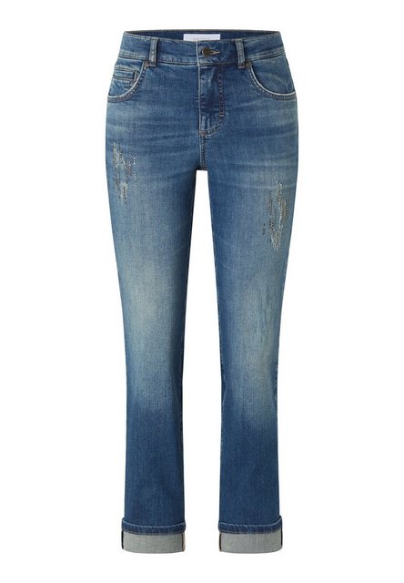 ANGELS 5-Pocket-Jeans Jeans Cici Crop mit Glitzersteinen günstig online kaufen