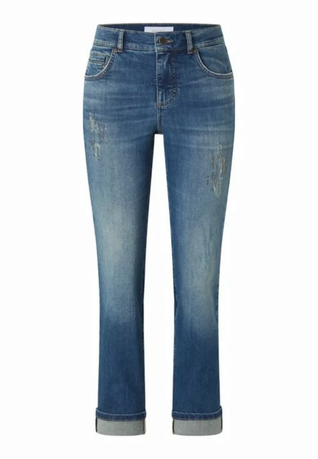 ANGELS 5-Pocket-Jeans Jeans Cici Crop mit Glitzersteinen günstig online kaufen