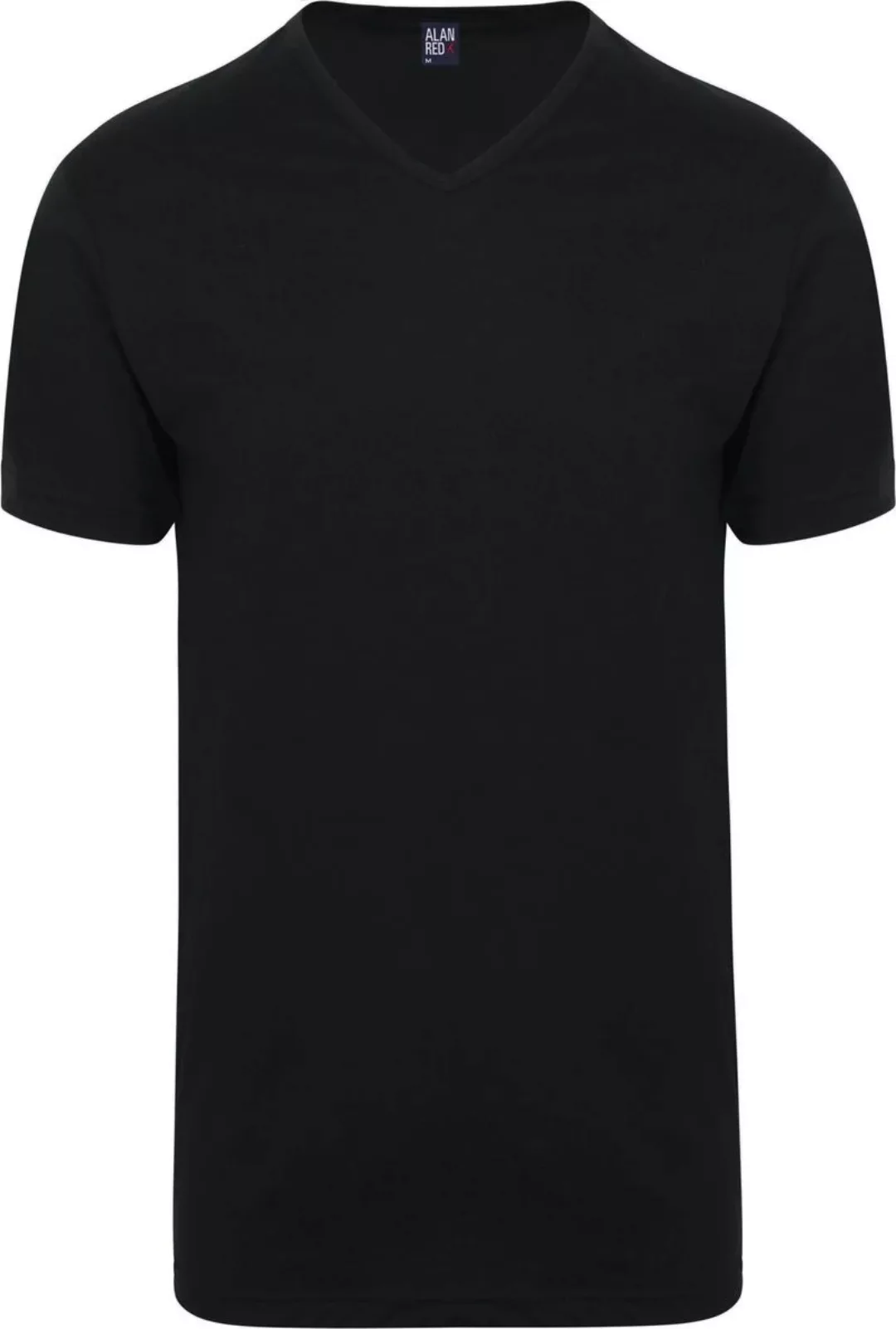Alan Red Vermont V-Ausschnitt T-Shirt Black 2er-Pack - Größe M günstig online kaufen
