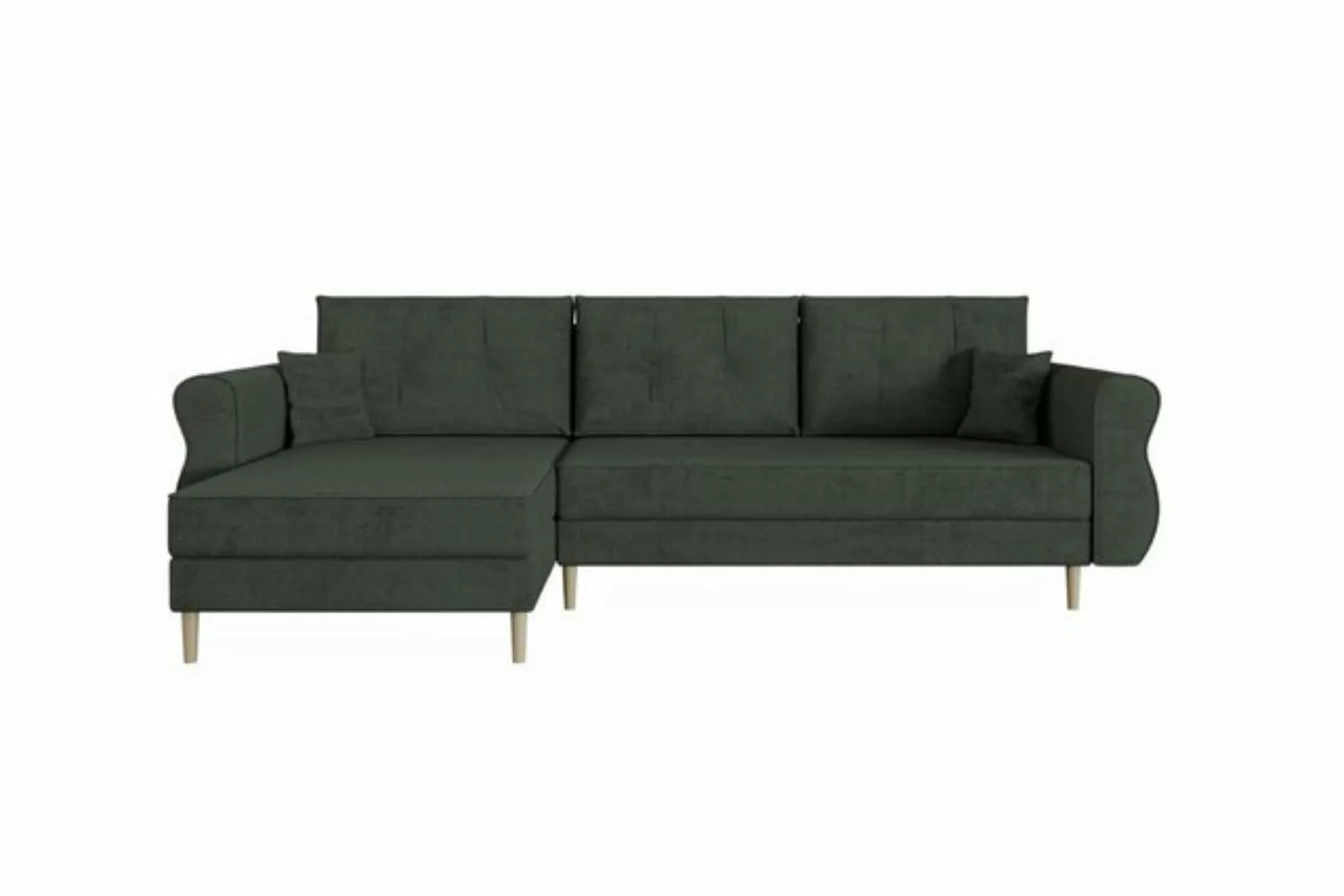 ALTDECOR Ecksofa HERMES-L, Couch mit Schlaffunktion, Stauraum Wohnlandschaf günstig online kaufen