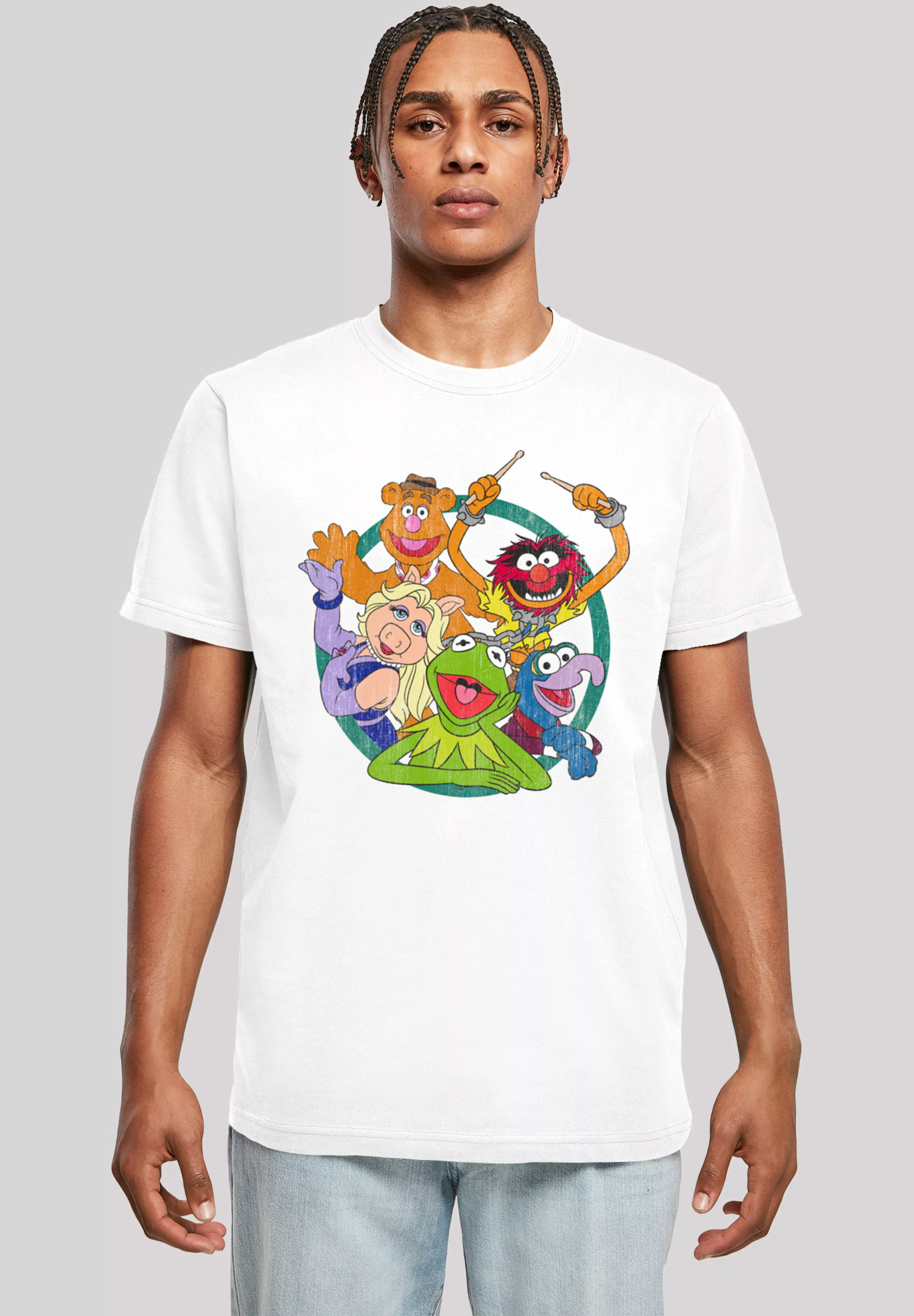 F4NT4STIC T-Shirt "Disney Die Muppets Group Circle", Print günstig online kaufen