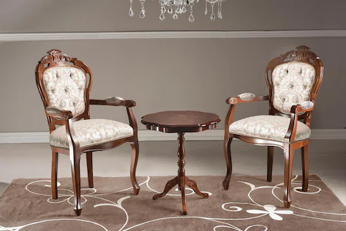 Home affaire Polsterstuhl "VENEZIANA 921/B", Webstoff, mit Armlehnen, 1 Stü günstig online kaufen
