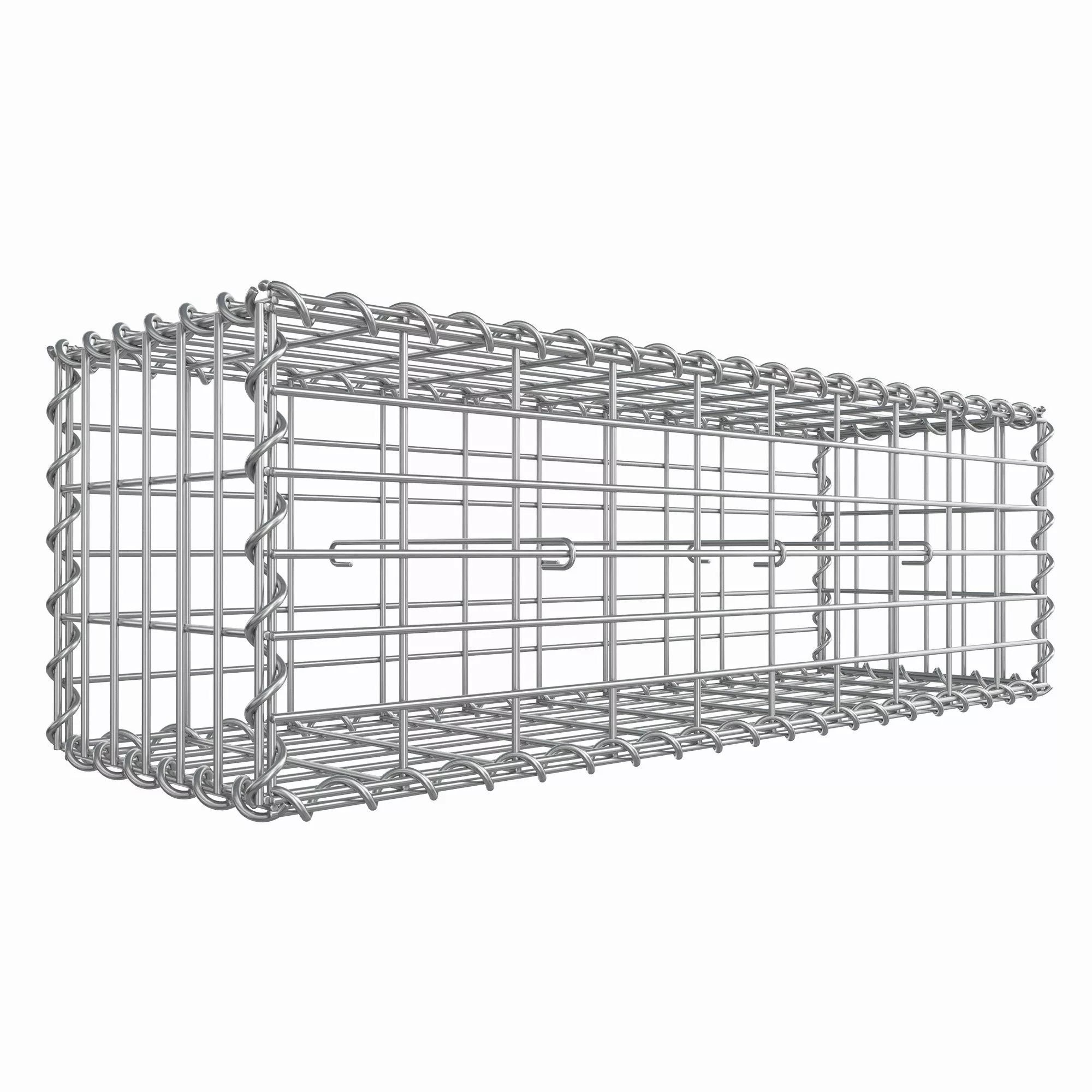SONGMICS Gartenzaun Gabione, (1-St), Gabionenkorb, Metall-Steinkorb, günstig online kaufen