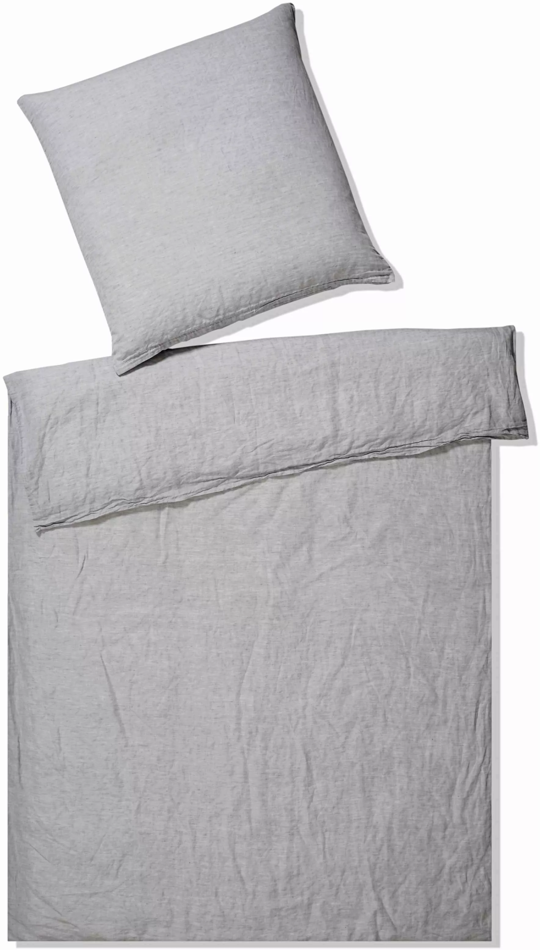 Elegante Bettwäsche Breezee, Halbleinen, 2 teilig, günstig online kaufen