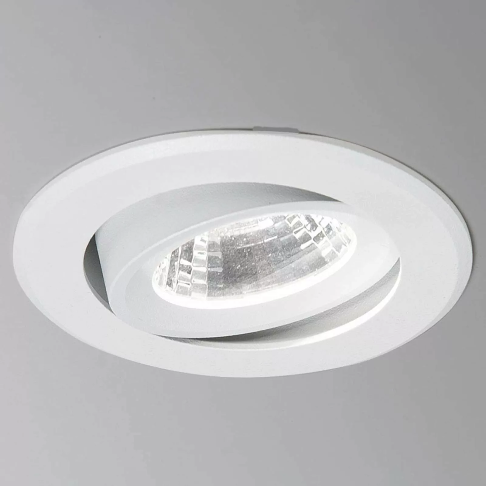 Agon Round LED-Einbaustrahler 3.000K 40° weiß günstig online kaufen