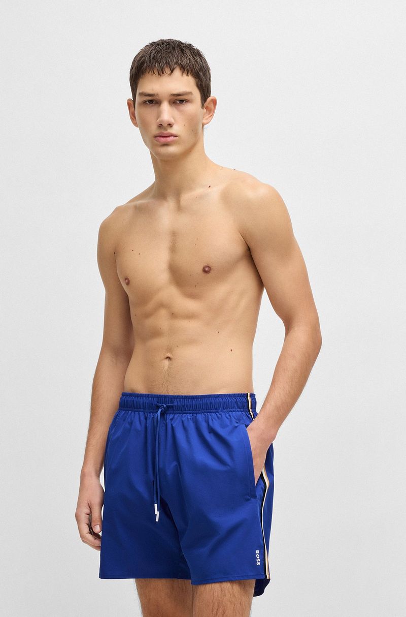 BOSS Badehose Iconic Blau - Größe M günstig online kaufen