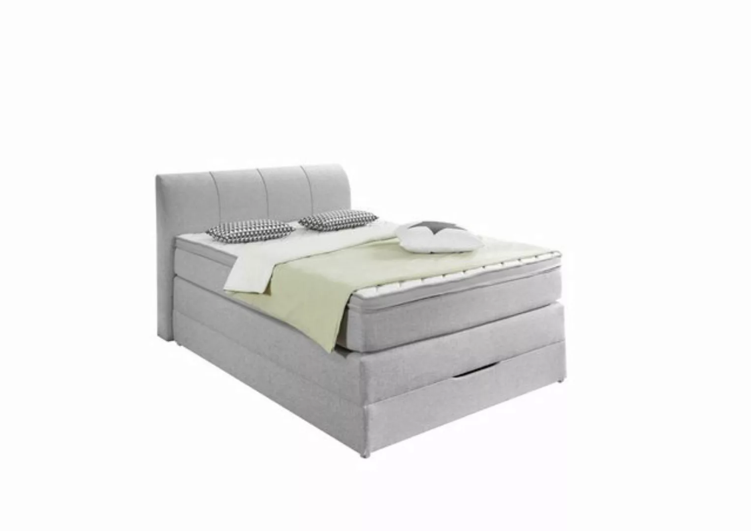 Boxspringbett Modesto Silbergrau günstig online kaufen