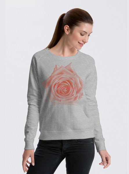 Bio Damen-sweatshirt Rose günstig online kaufen