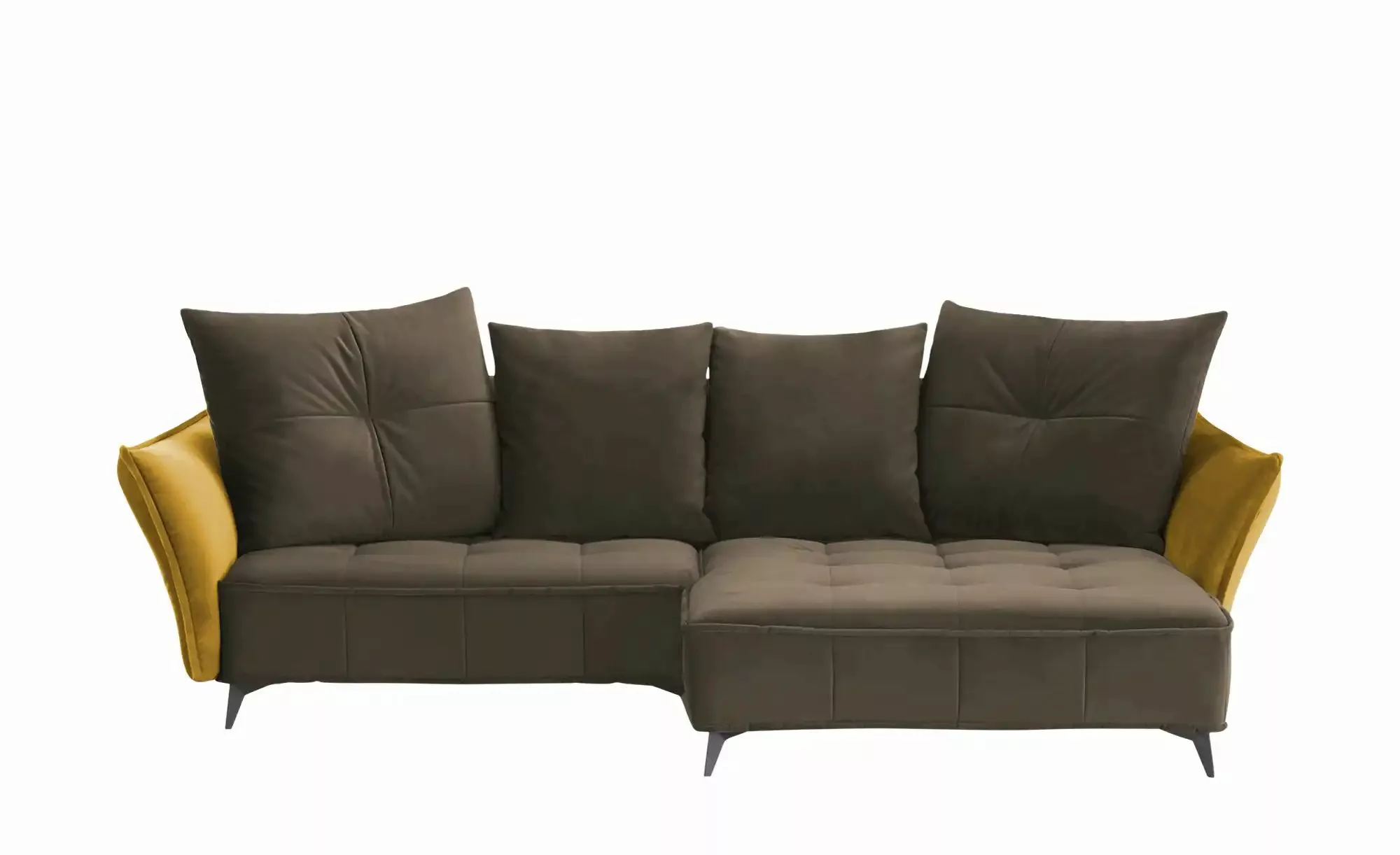 Ecksofa  Crease ¦ braun ¦ Maße (cm): B: 290 H: 80 T: 175 Polstermöbel > Sof günstig online kaufen