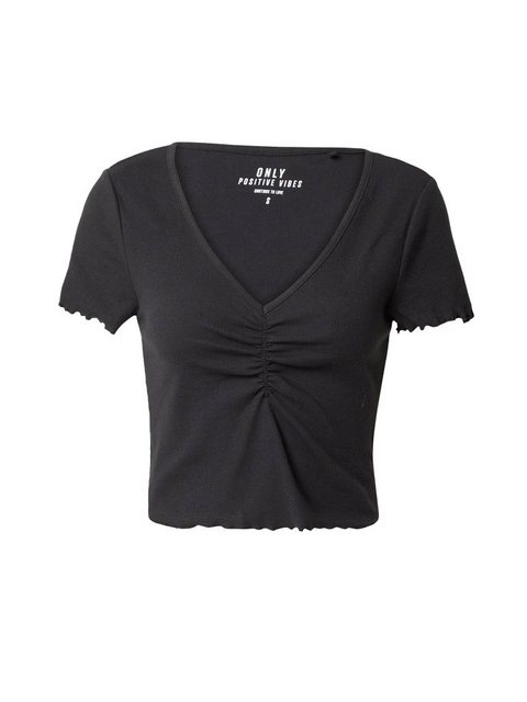 ONLY Langarmshirt BETTY (1-tlg) Drapiert/gerafft günstig online kaufen