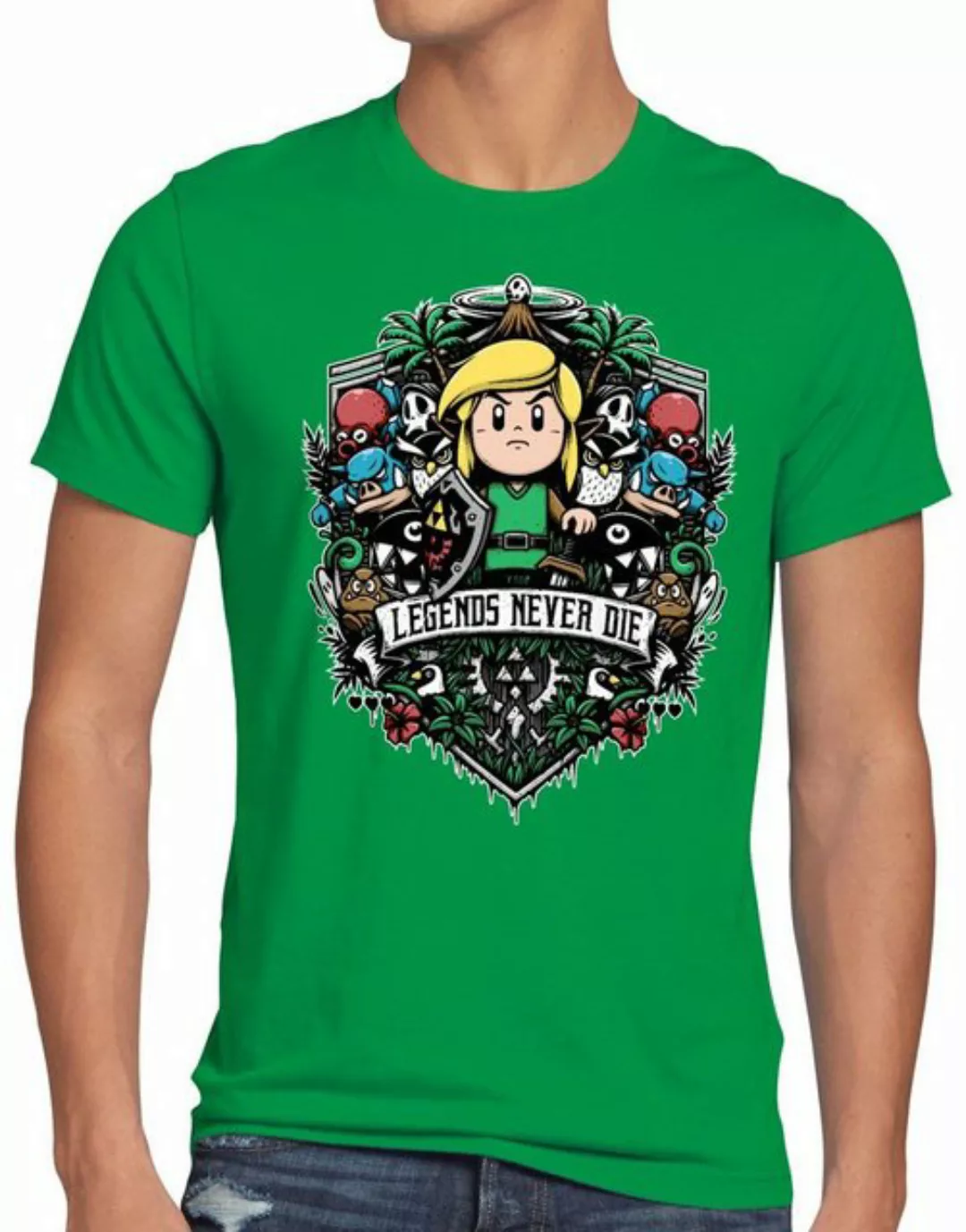 style3 Print-Shirt Herren T-Shirt Cocolint Legend awakening switch hyrule günstig online kaufen