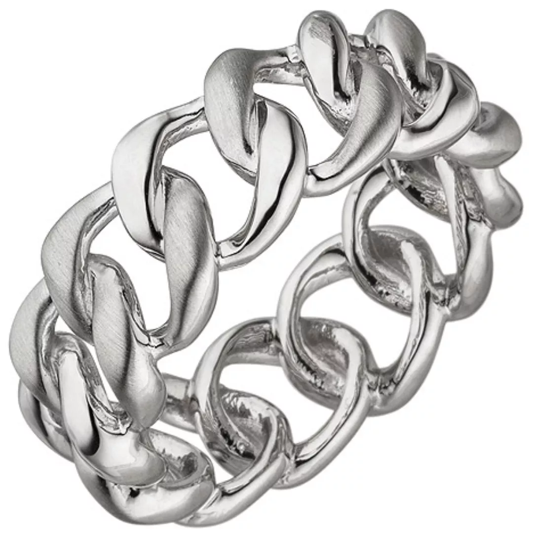 SIGO Damen Ring 925 Sterling Silber teil matt Silberring günstig online kaufen