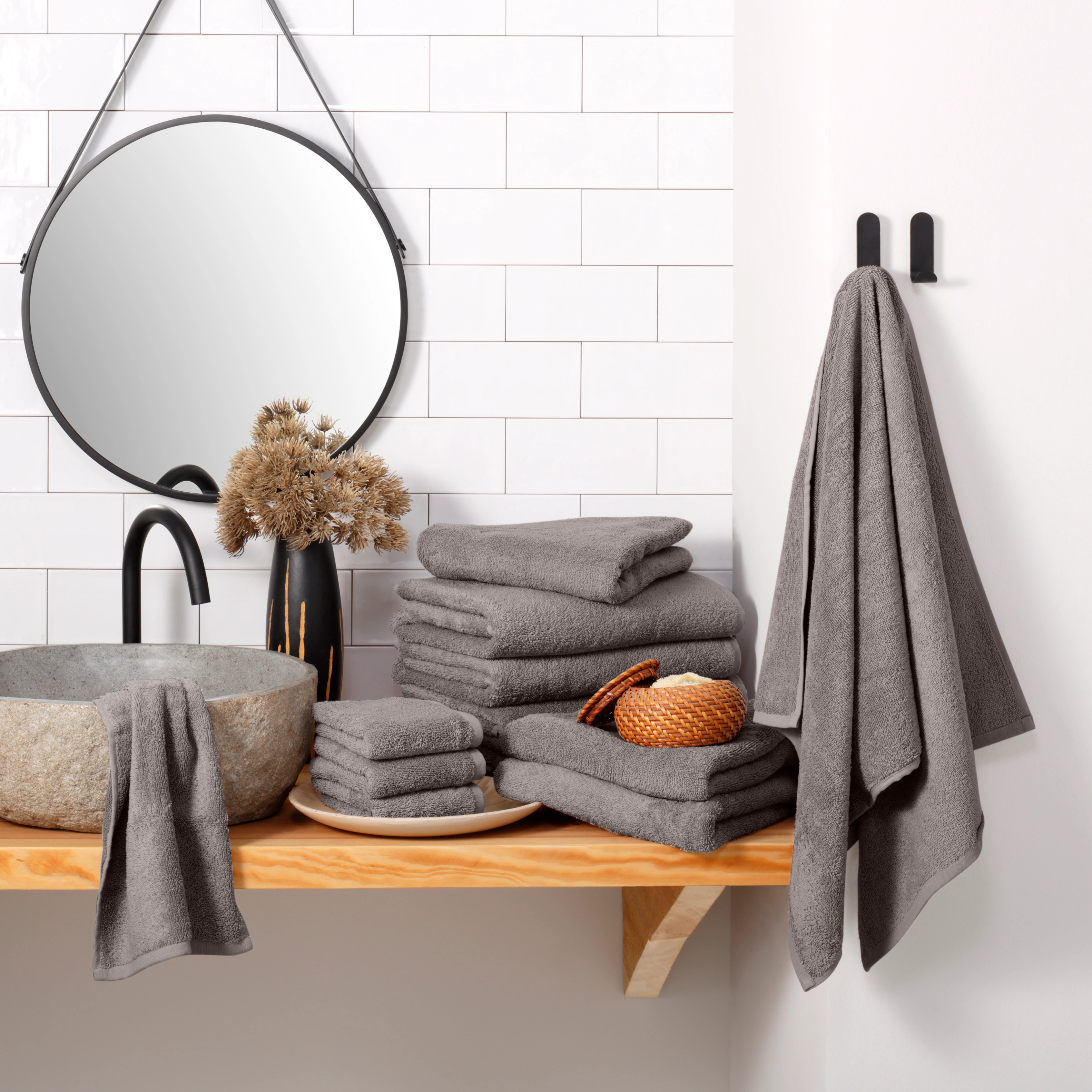 my home Handtuch Set Merida, Duschtücher, günstig online kaufen