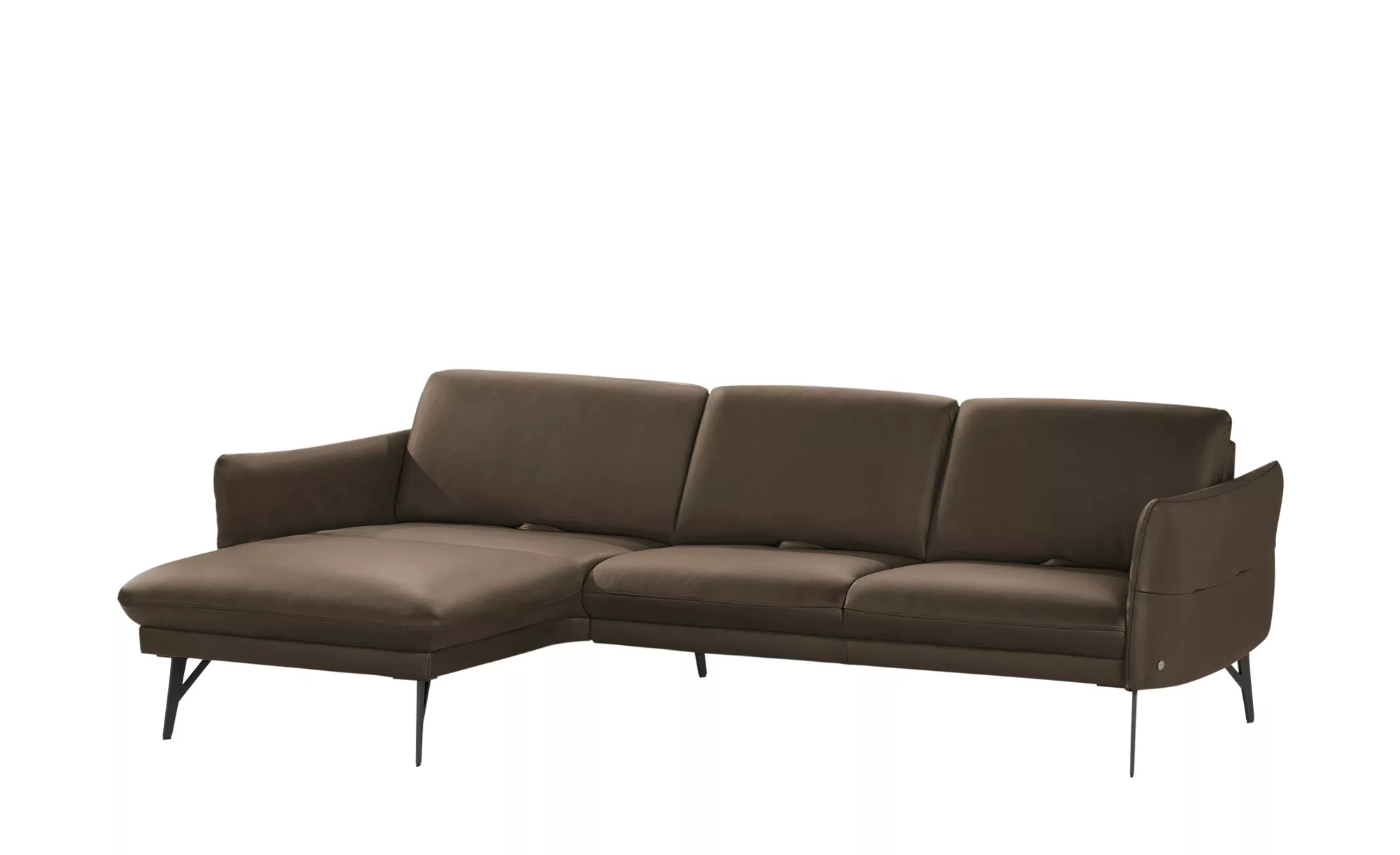 himolla Ecksofa Leder  1928 ¦ braun ¦ Maße (cm): B: 280 H: 83 T: 175.0 Pols günstig online kaufen