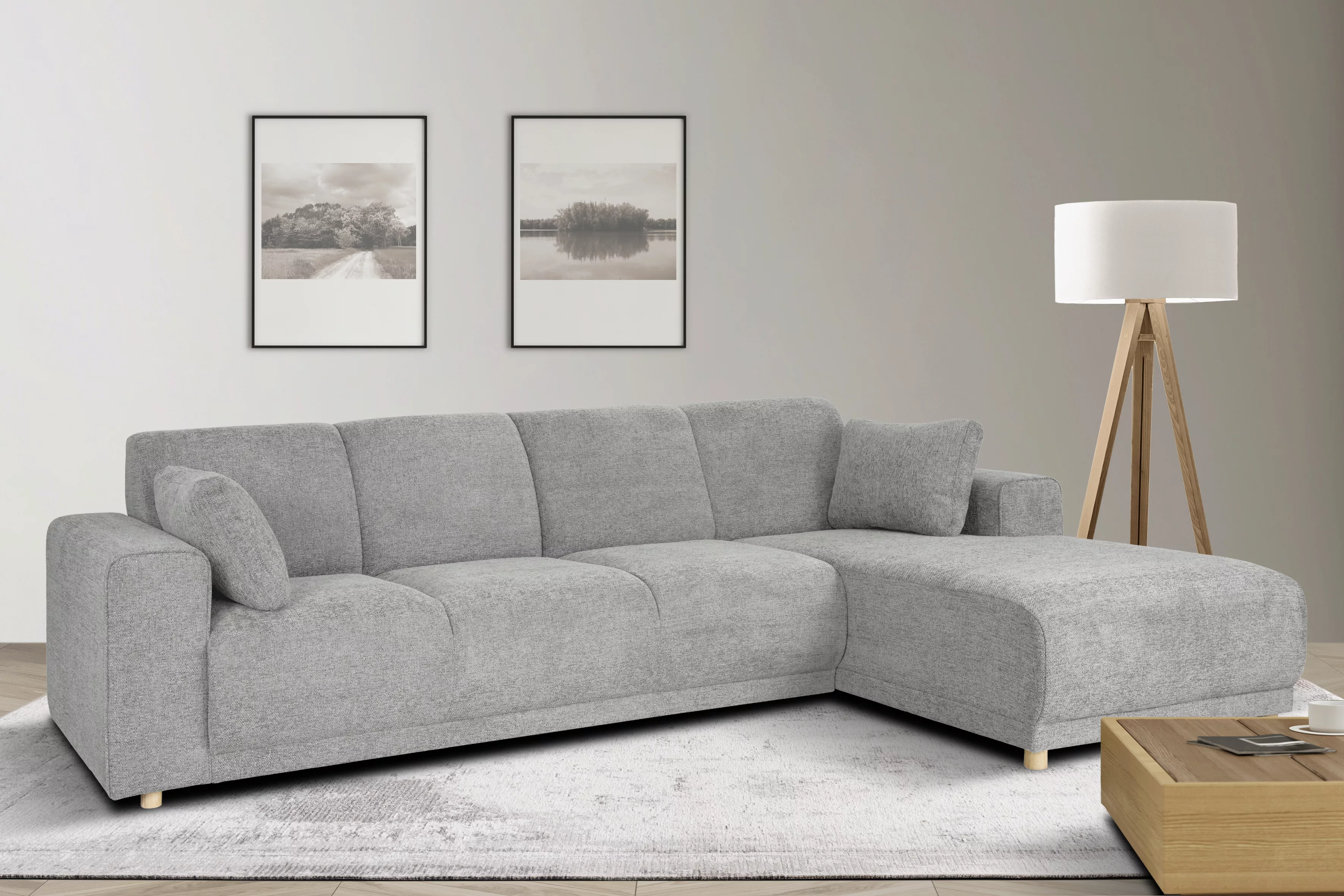 Home affaire Ecksofa »LEMPS wahlweise Recamiere links oder rechts L-Form«, günstig online kaufen