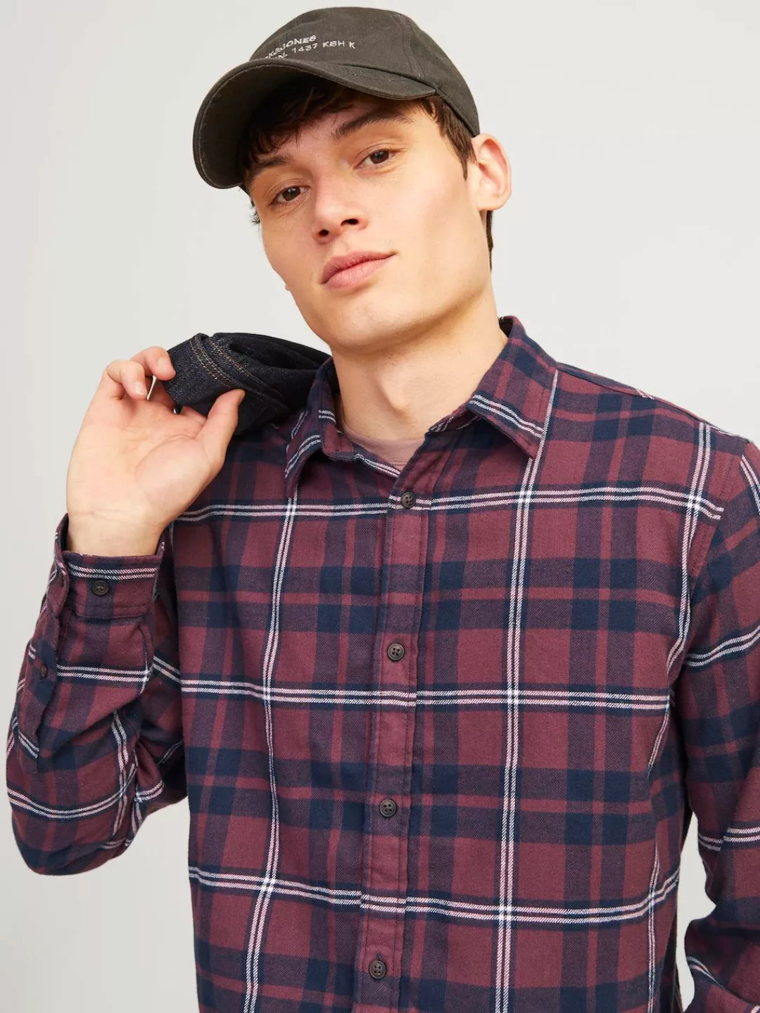 Jack & Jones Langarmhemd "JJJOSHUA FALL FLANNEL SHIRT LS" günstig online kaufen