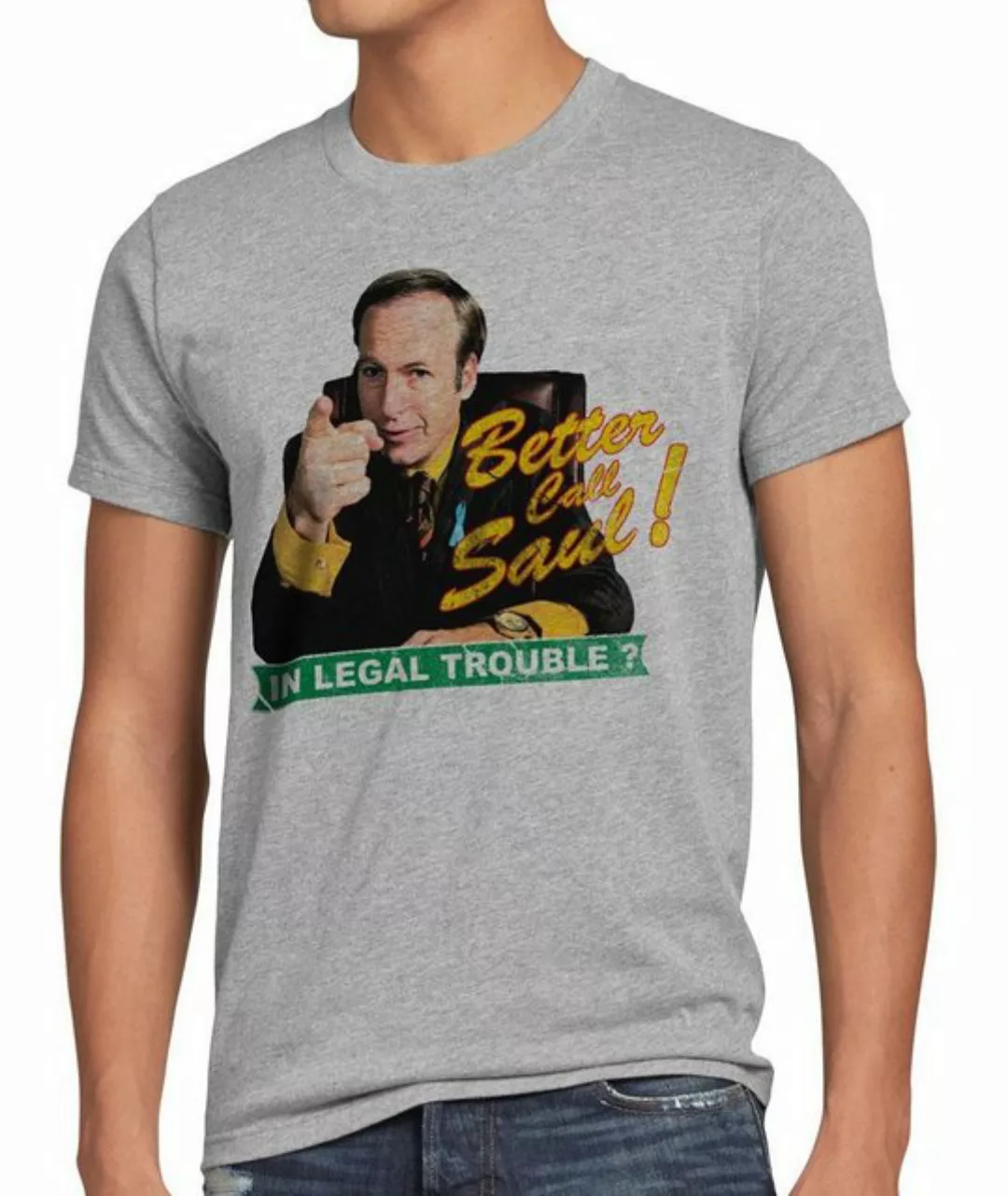 style3 T-Shirt Better call Saul Goodman breaking heisenberg walter bad whit günstig online kaufen