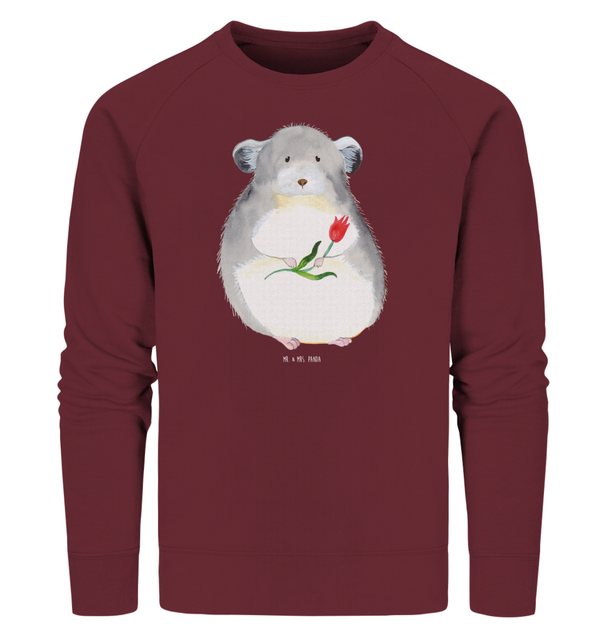 Mr. & Mrs. Panda Longpullover Größe M Chinchilla Blume - Burgundy - Geschen günstig online kaufen