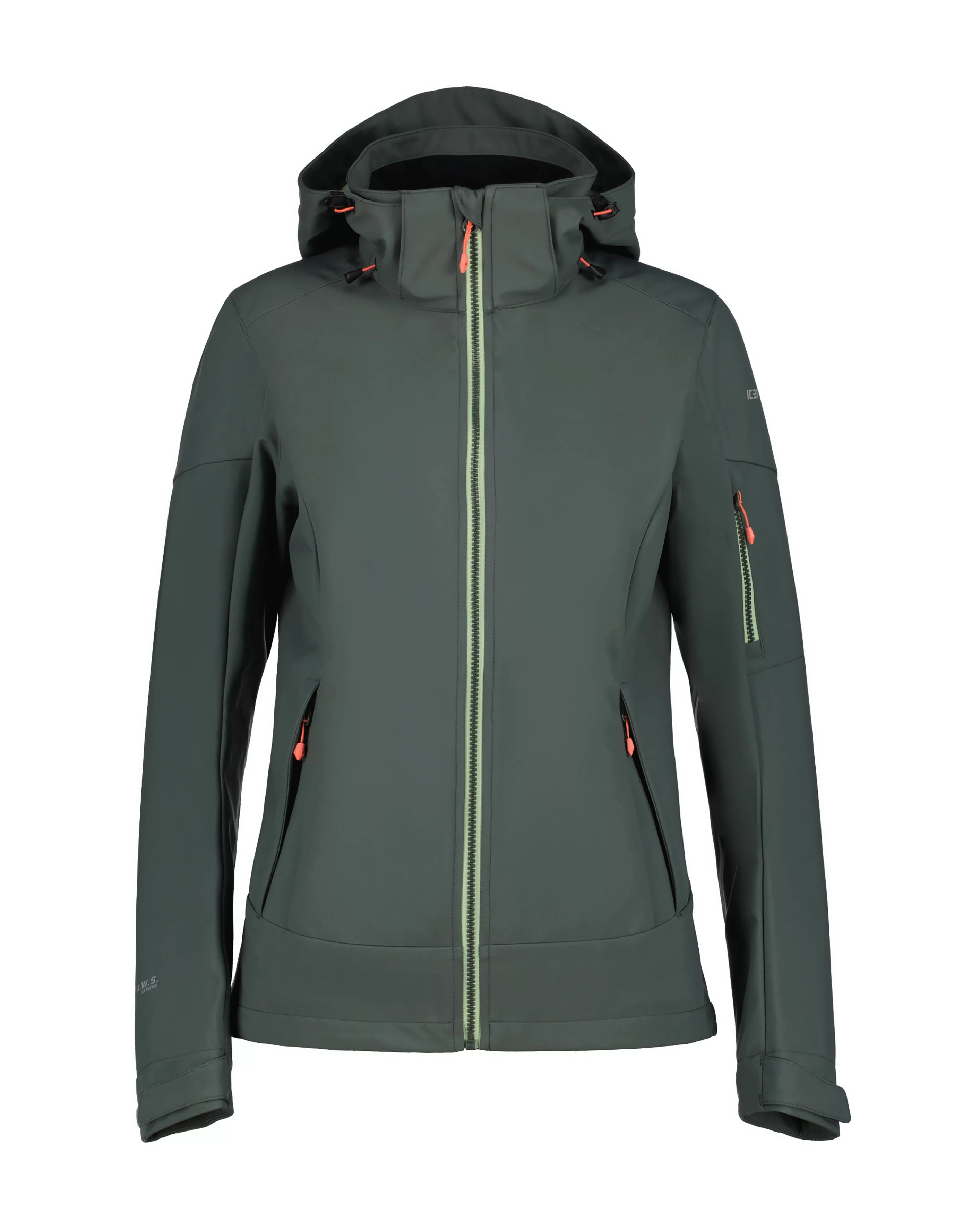 Icepeak Softshelljacke "D SOFTSHELLJACKE BATHGATE", (1 St.), mit Kapuze, Wa günstig online kaufen