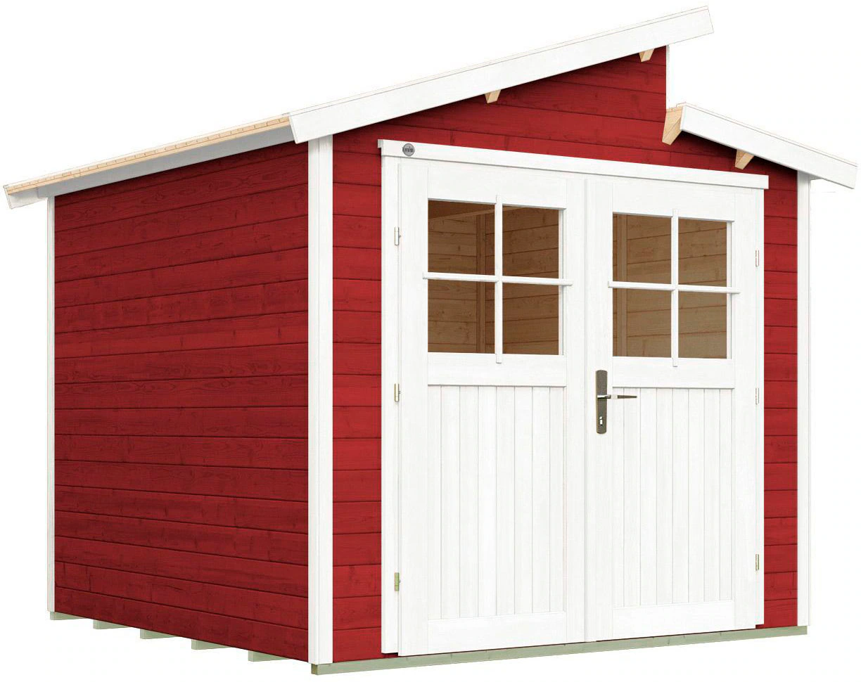 Weka Holz-Gartenhaus 226 Gr. 2 Schwedenrot 5,6 m² günstig online kaufen