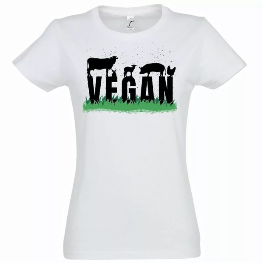Youth Designz T-Shirt Vegan Damen Shirt mit trendigem Frontprint günstig online kaufen