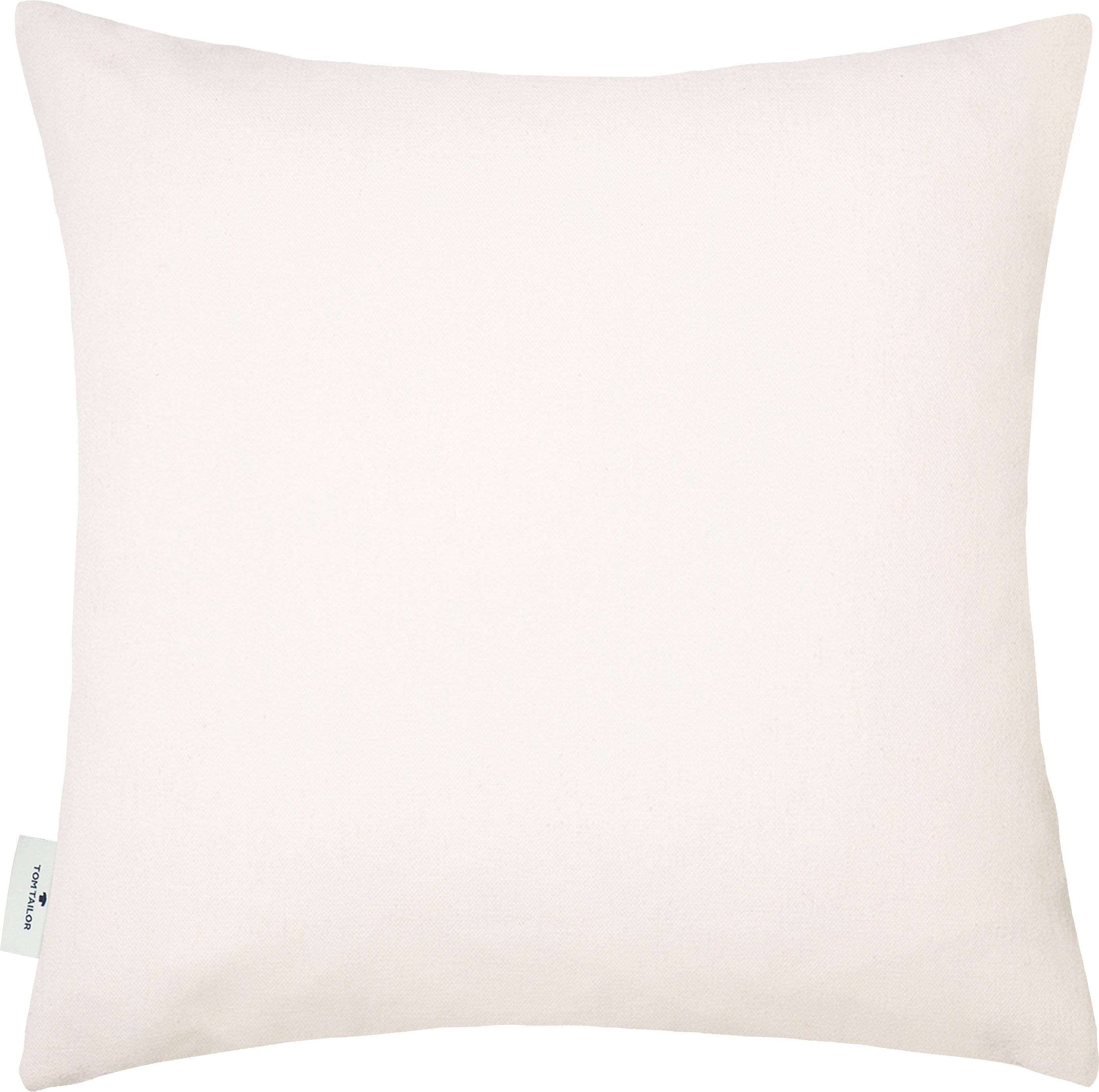 TOM TAILOR HOME Dekokissen »Fluffy Rhomus«, mit aufgesetzten, fluffigen Rau günstig online kaufen