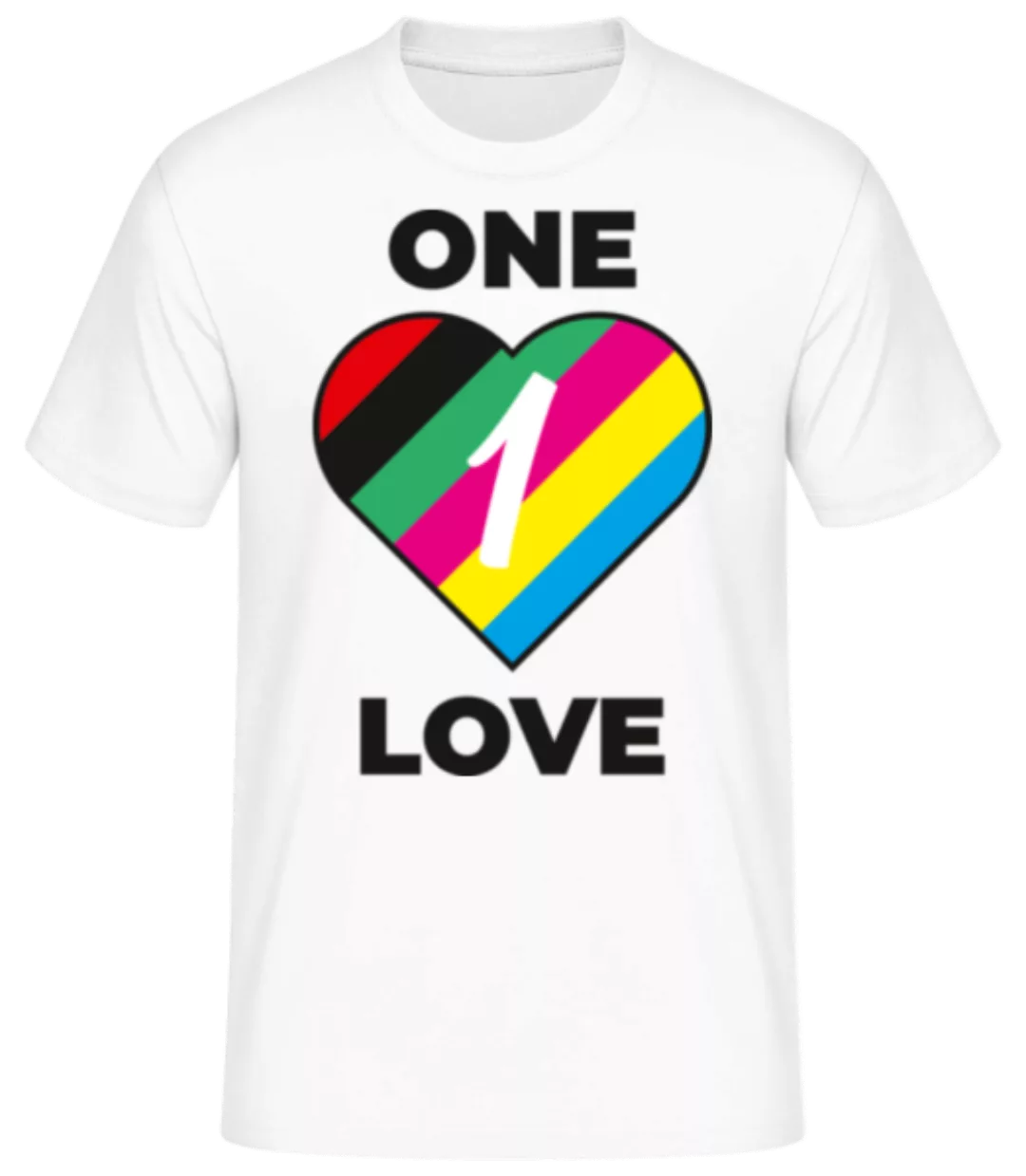 One Love · Männer Basic T-Shirt günstig online kaufen