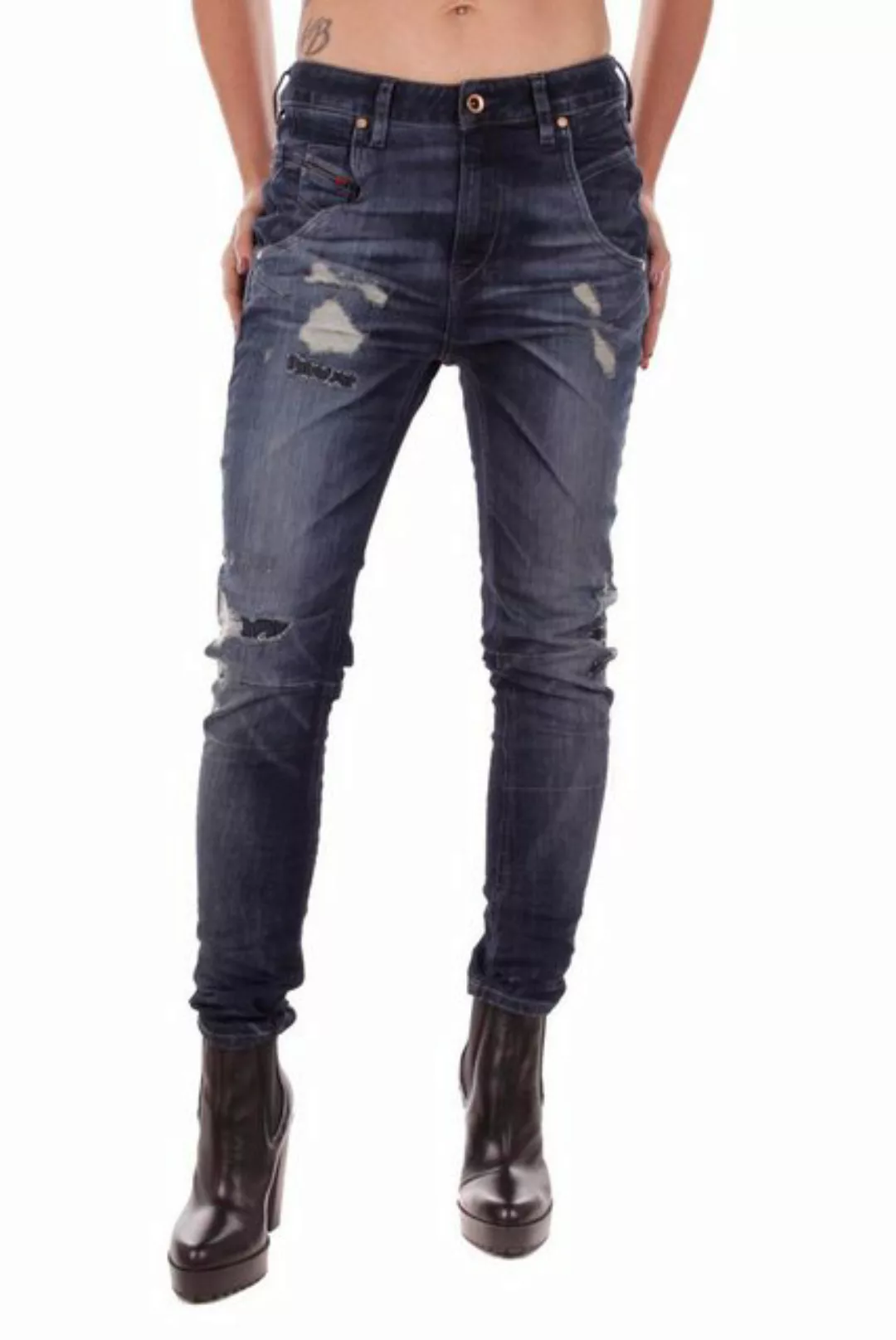 Diesel Boyfriend-Jeans Diesel Fayza 0854T Damen Jeans Hose Boyfriend günstig online kaufen