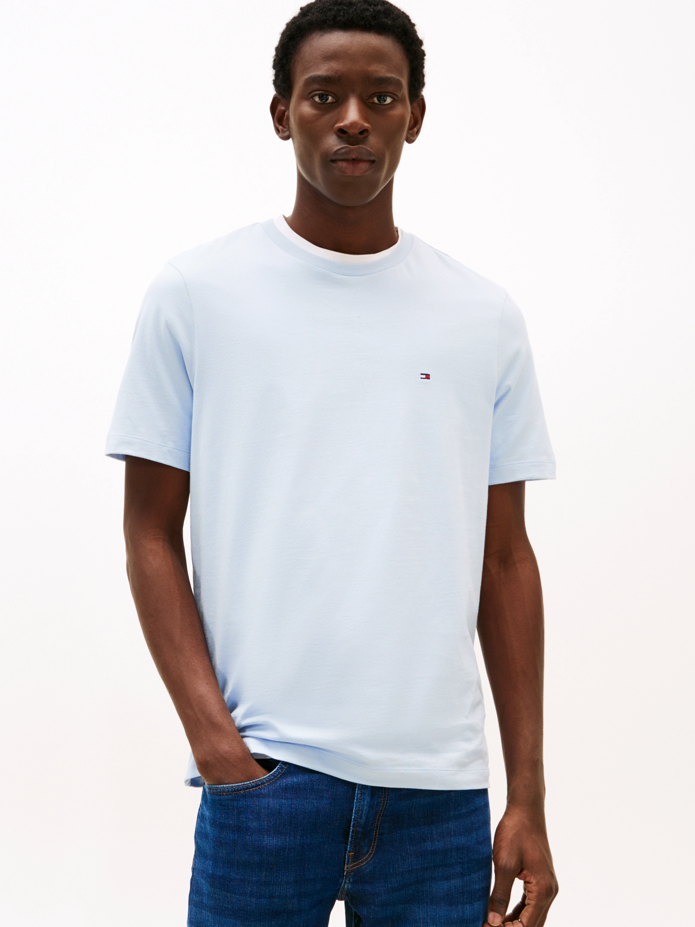 Tommy Hilfiger T-Shirt "ESSENTIAL REG FIT SOLID TEE", mit Rundhalsausschnit günstig online kaufen