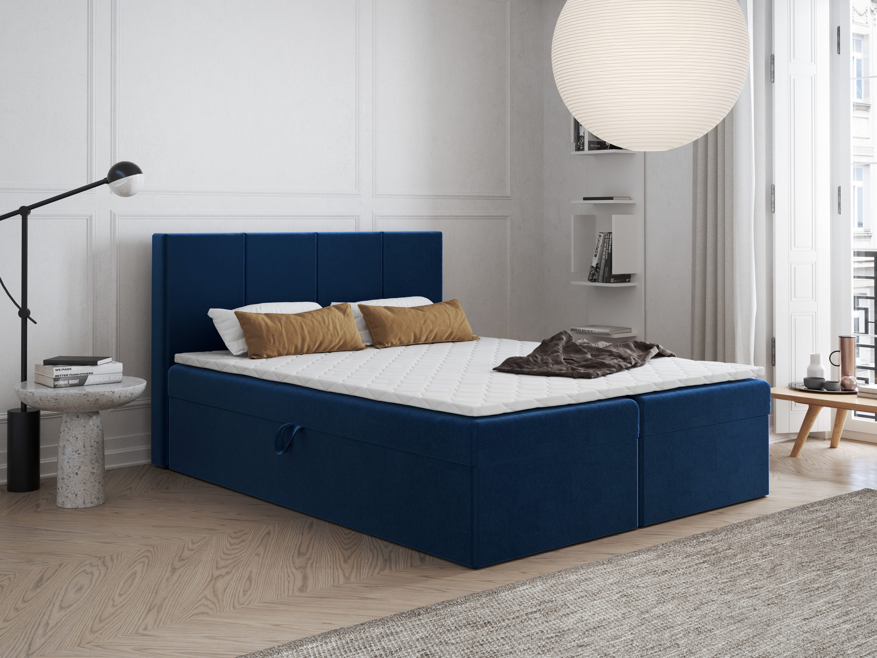 Godre Boxspringbett mit Bettkasten FARO 150x190 günstig online kaufen