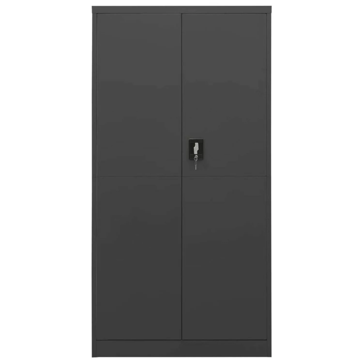 vidaXL Spind Schließfachschrank Anthrazit 90x40x180 cm Stahl günstig online kaufen