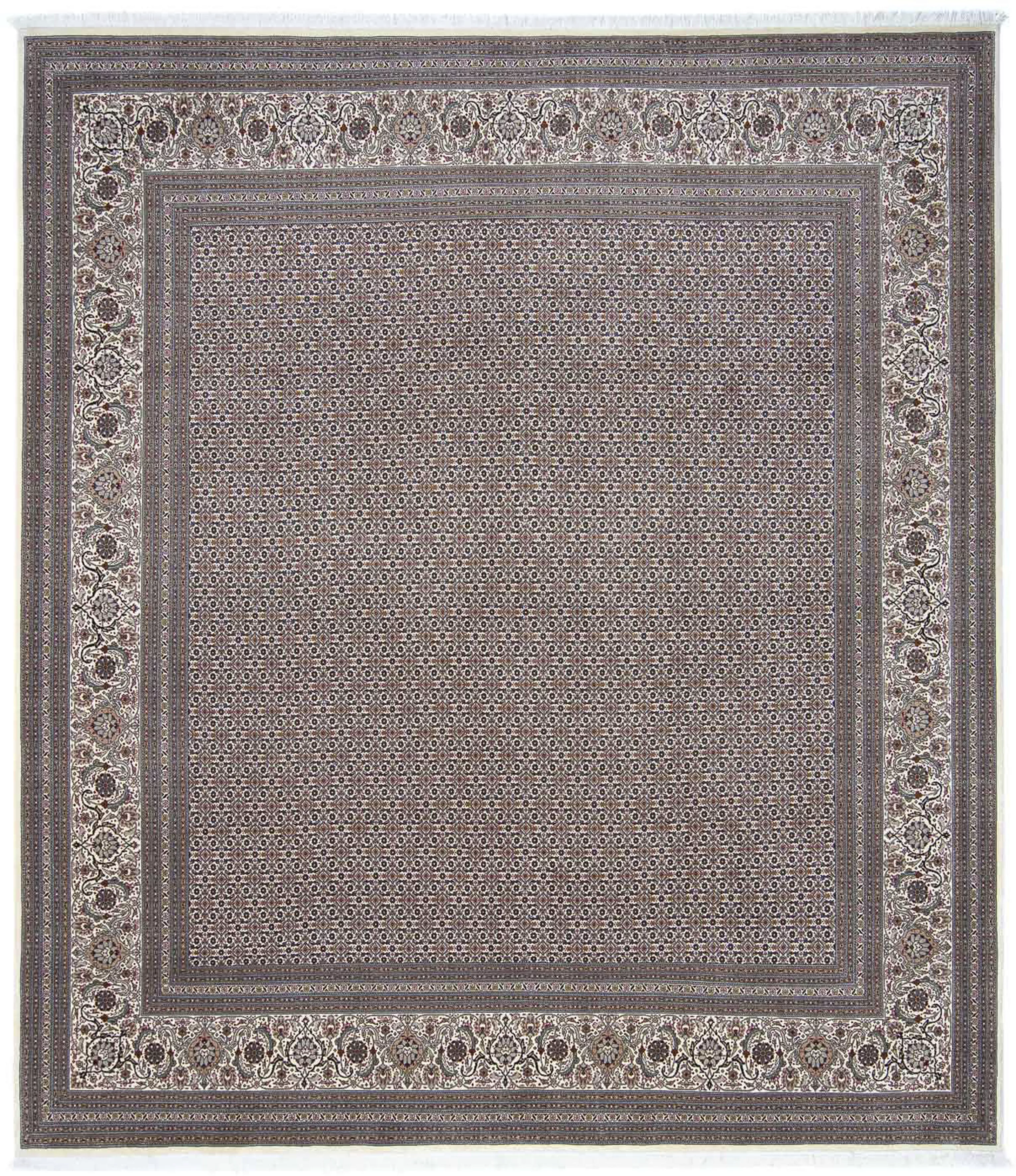 morgenland Orientteppich »Perser - Täbriz - 293 x 256 cm - grau«, rechtecki günstig online kaufen