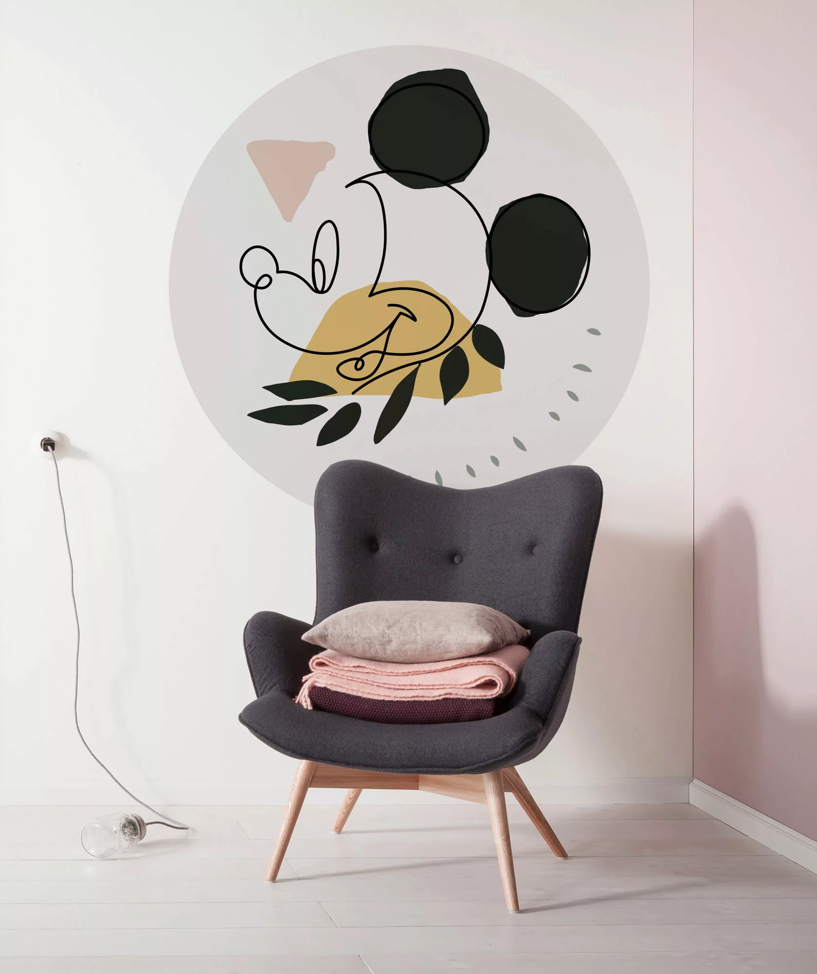 KOMAR Selbstklebende Vlies Fototapete/Wandtattoo - Mickey Modern Art - Größ günstig online kaufen