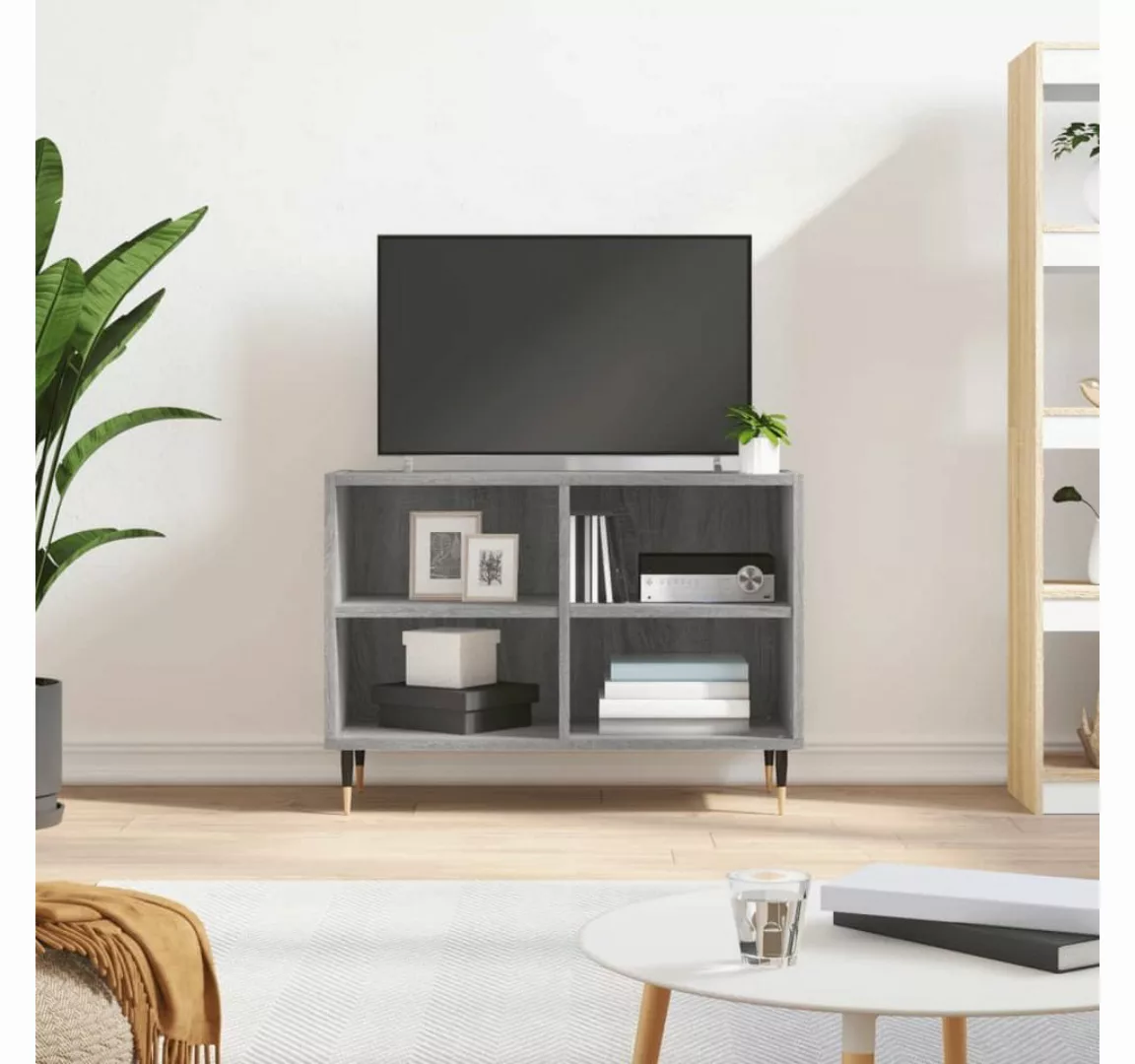 vidaXL TV-Schrank TV-Schrank Grau Sonoma 69,5x30x50 cm Holzwerkstoff günstig online kaufen