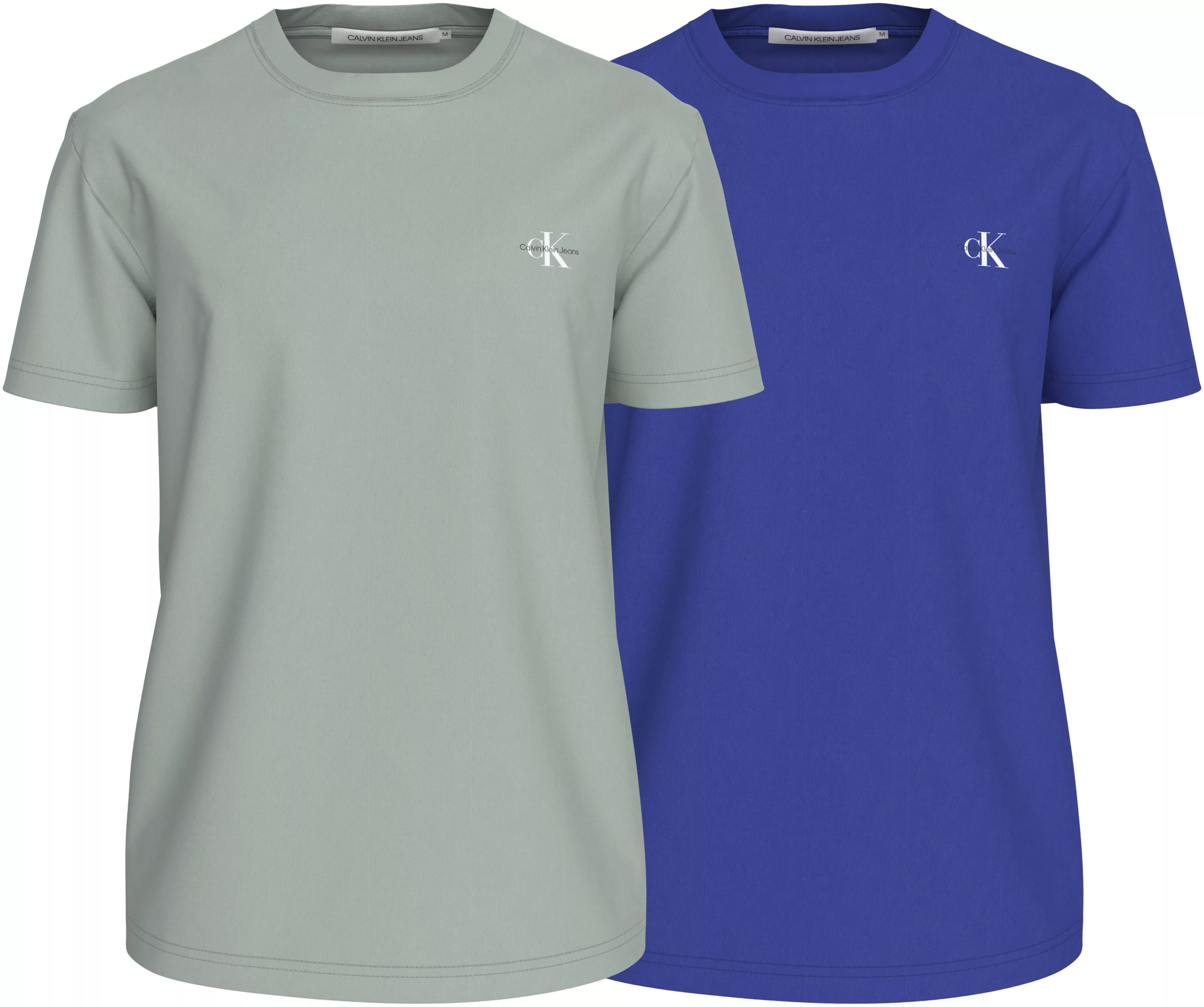 Calvin Klein Jeans T-Shirt "2 PACK MONOLOGO", mit kleinem Logodruck auf der günstig online kaufen